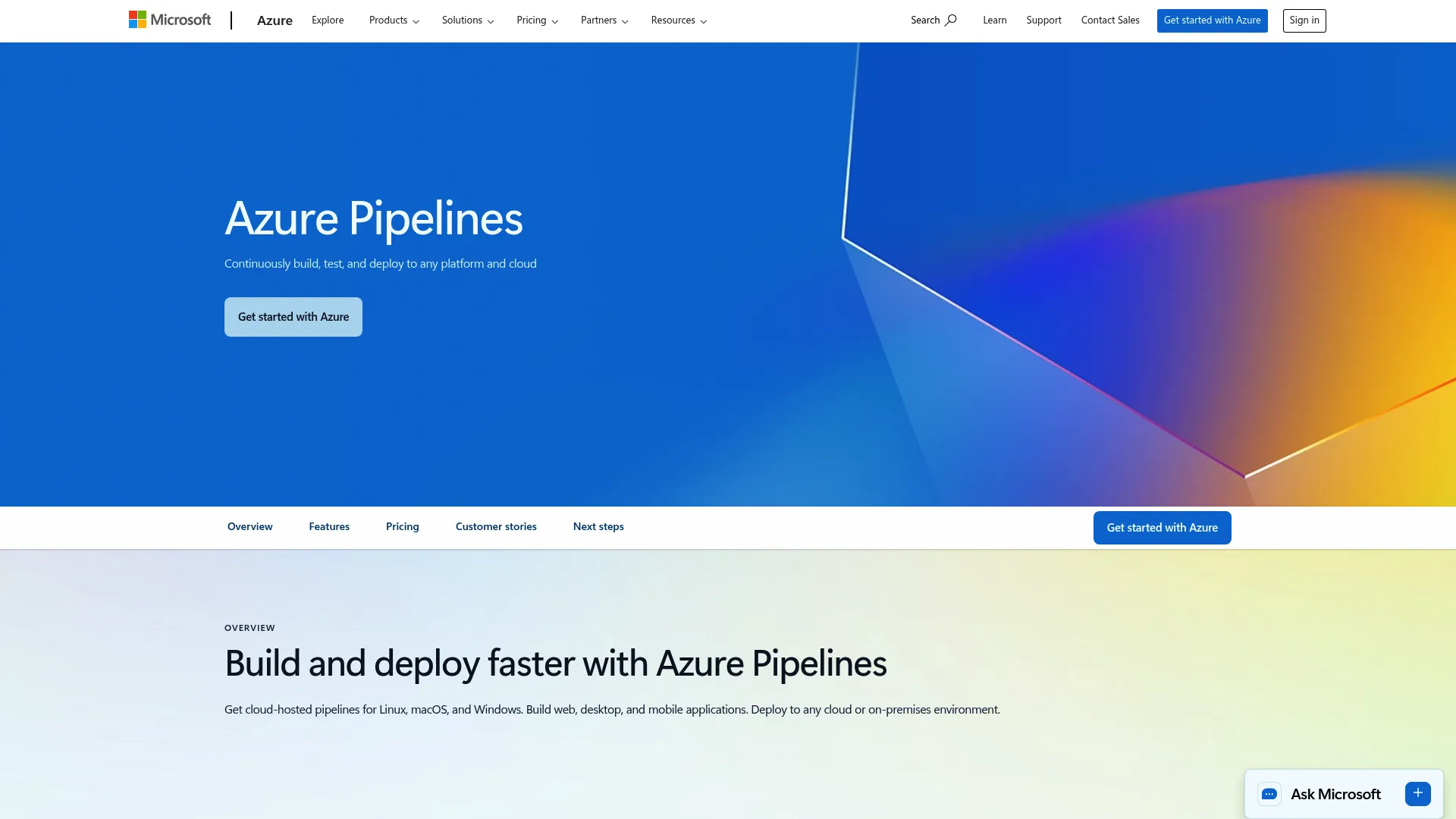 Azure DevOps Pipelines multi-stage build