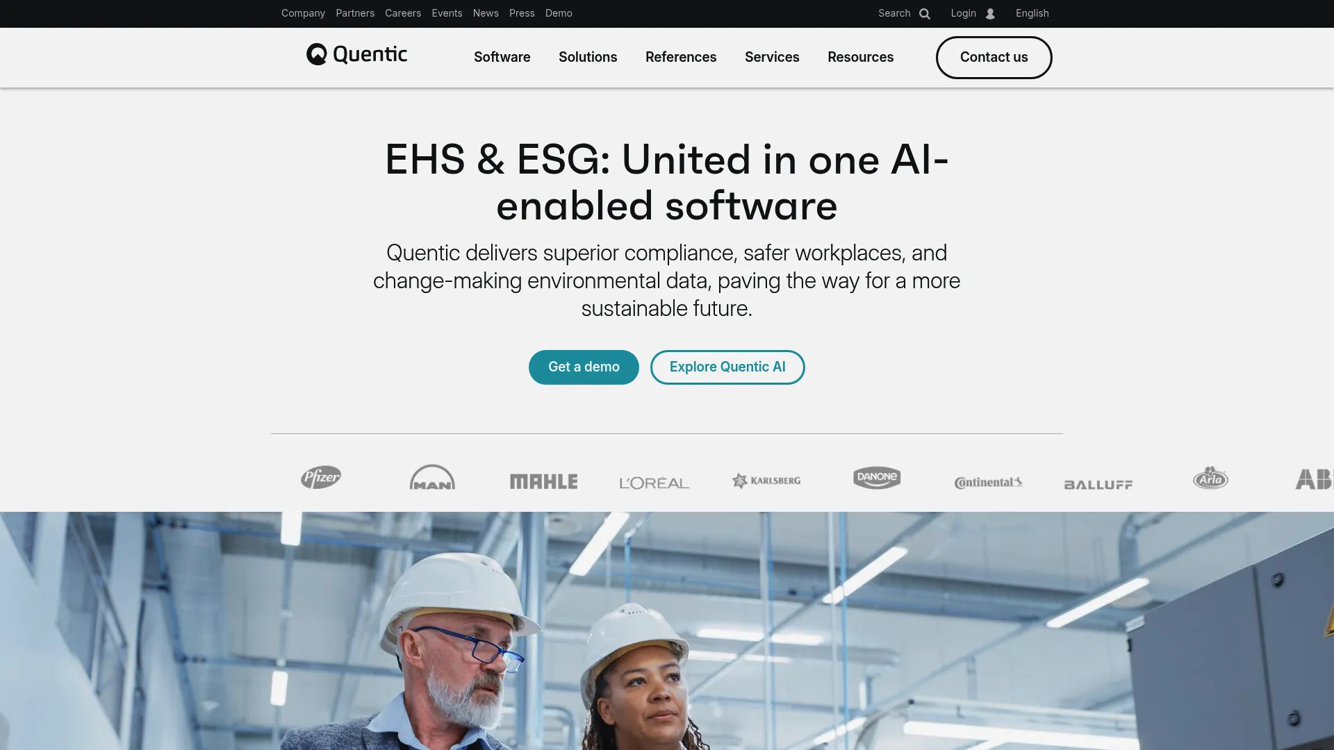 Quentic EHS and ESG software platform