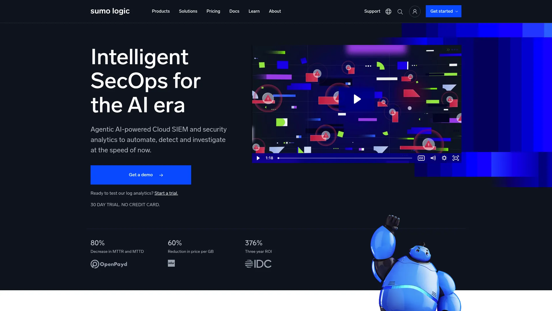 Sumo Logic log analytics and observability platform