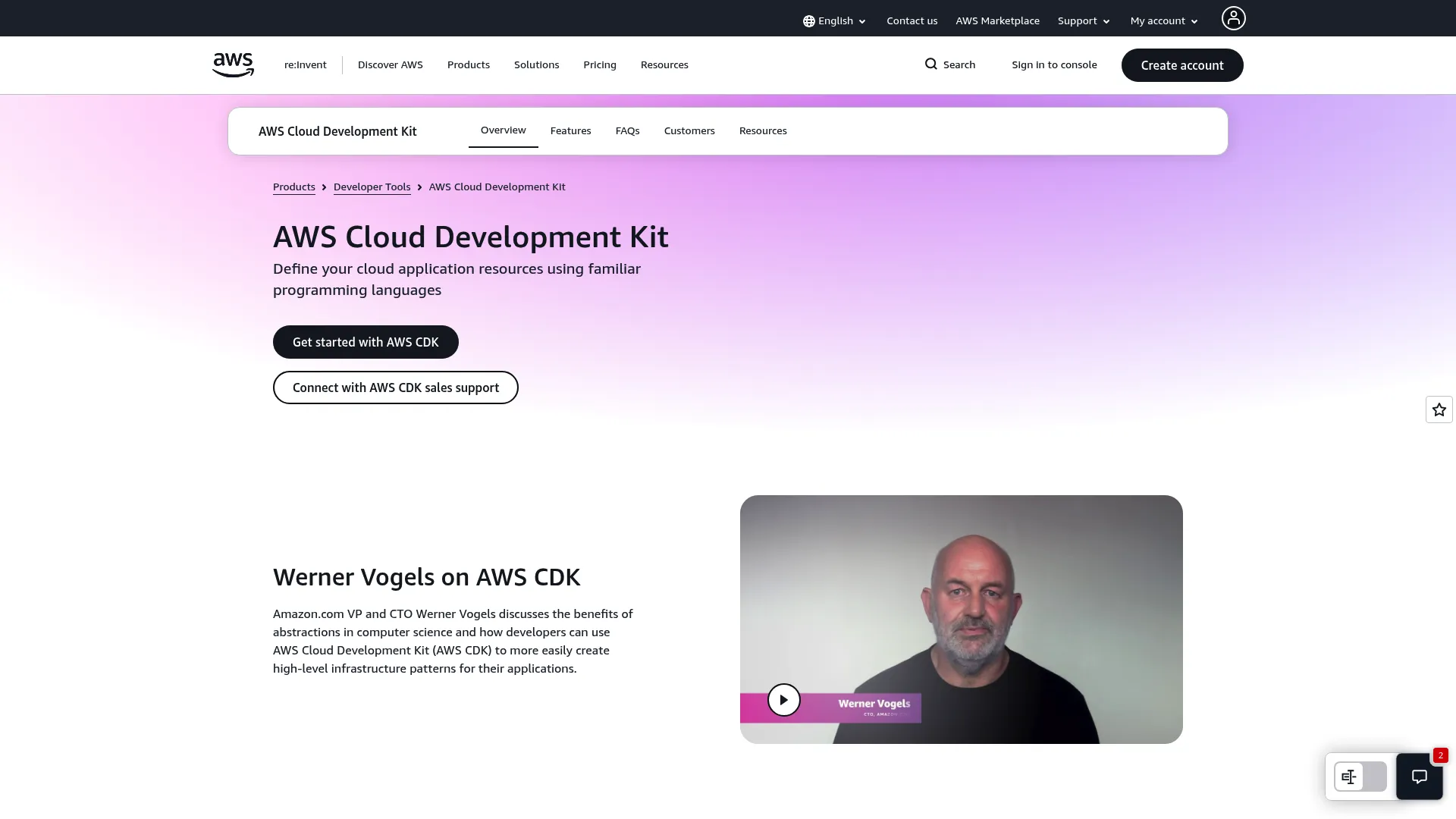AWS CDK code-first infrastructure