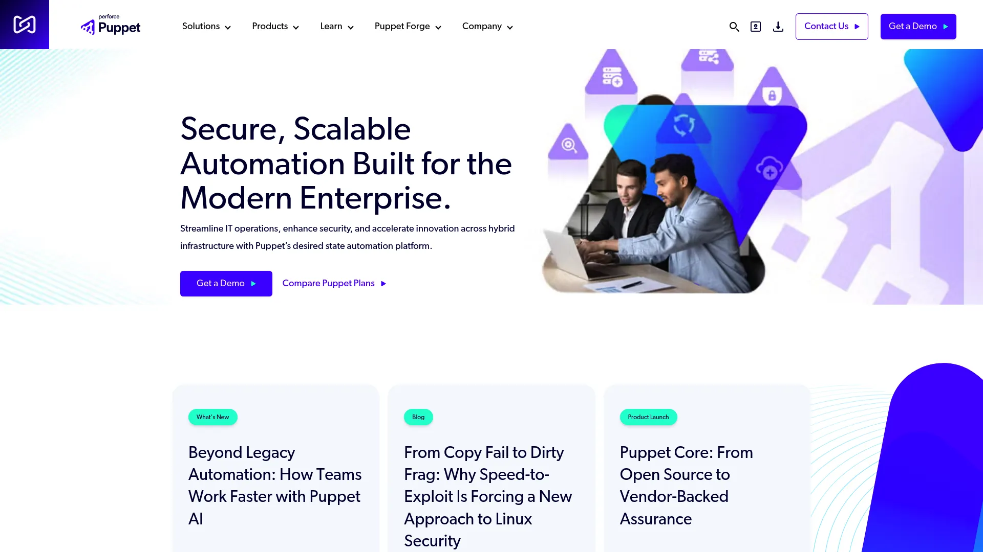 Puppet configuration management software