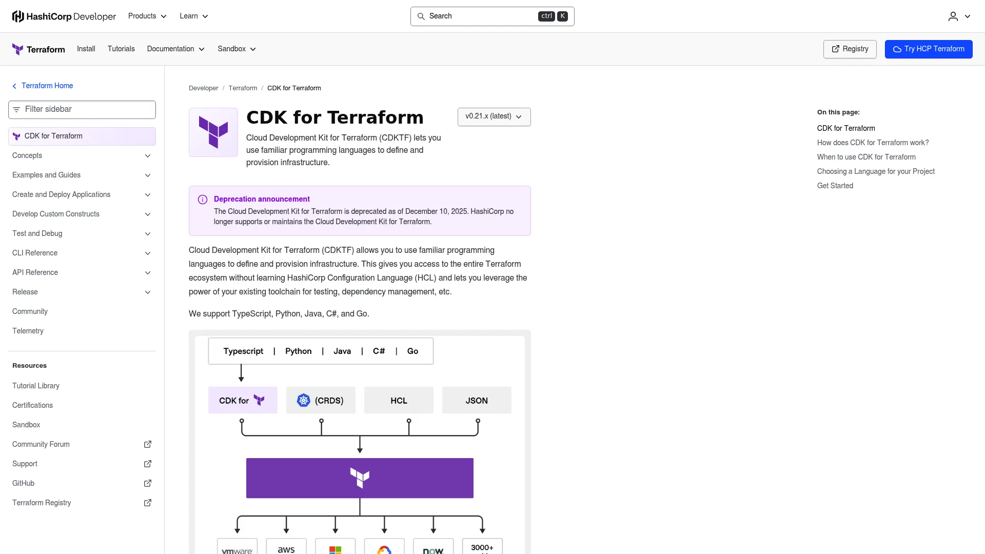 CDK for Terraform code-first authoring