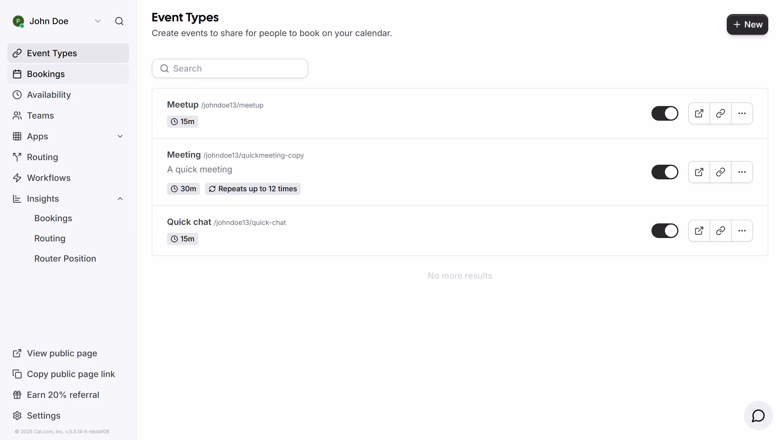 How to filter upcoming bookings by date range in Cal.com