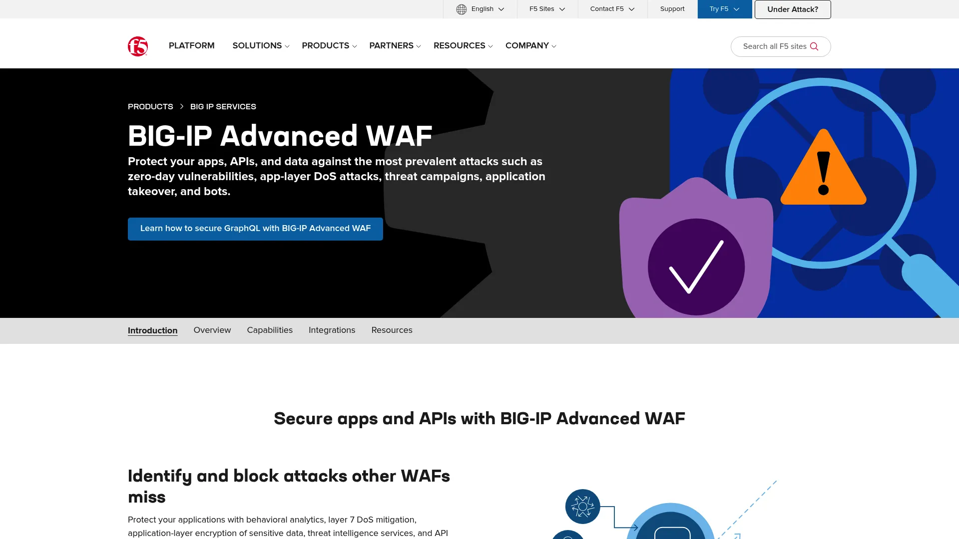 F5 Advanced WAF product page