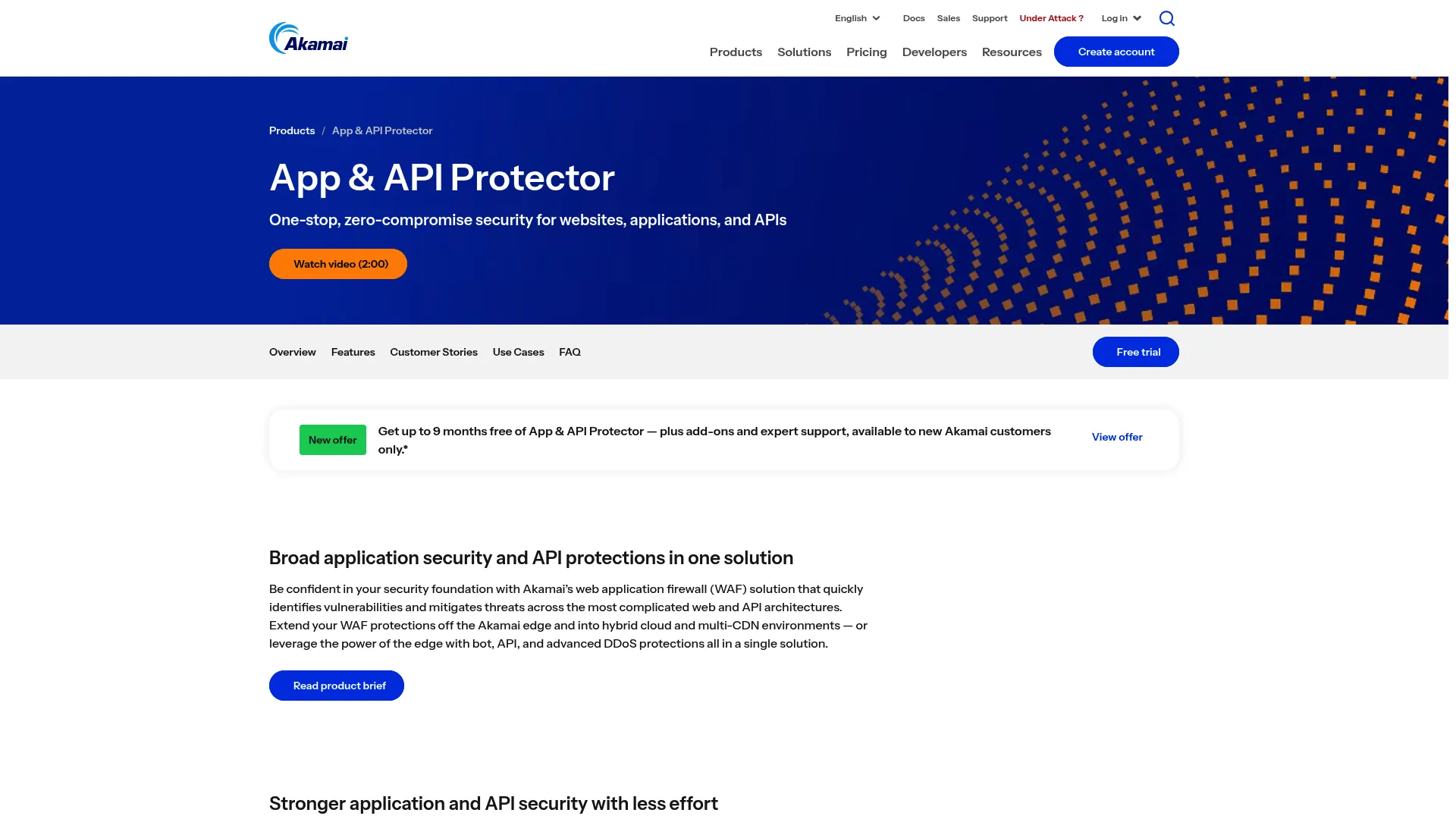 Akamai App & API Protector product page