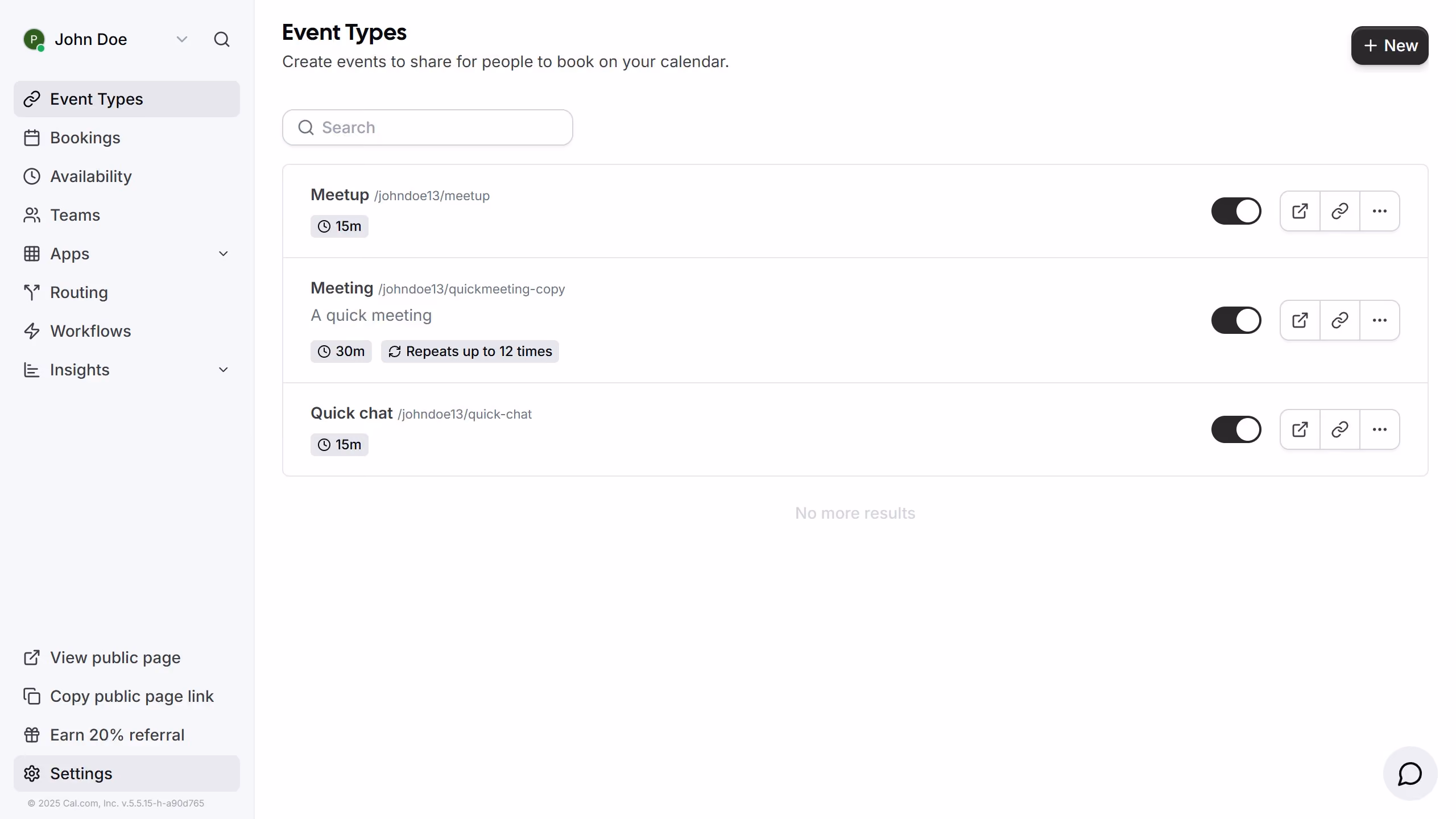How to create an unspecified reason OOO schedule in Cal.com