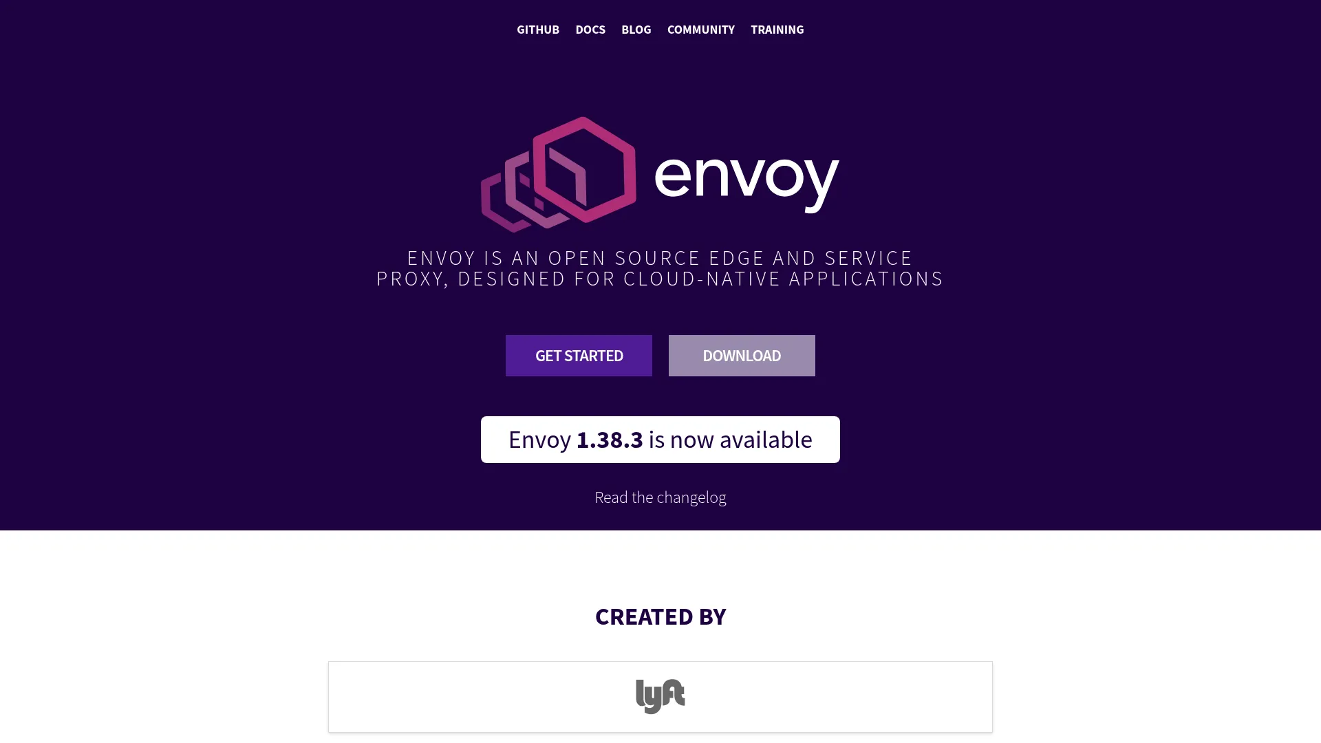 Envoy service proxy for cloud-native applications homepage