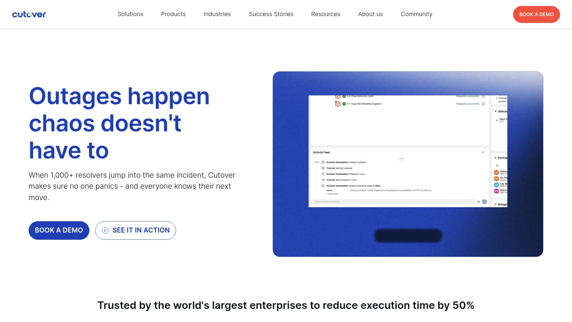 Cutover collaborative automation platform