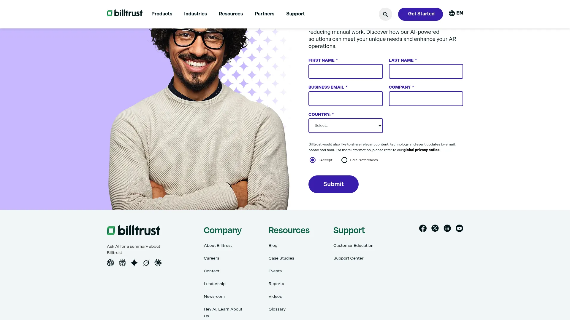 Billtrust AI-powered accounts receivable and order-to-cash platform