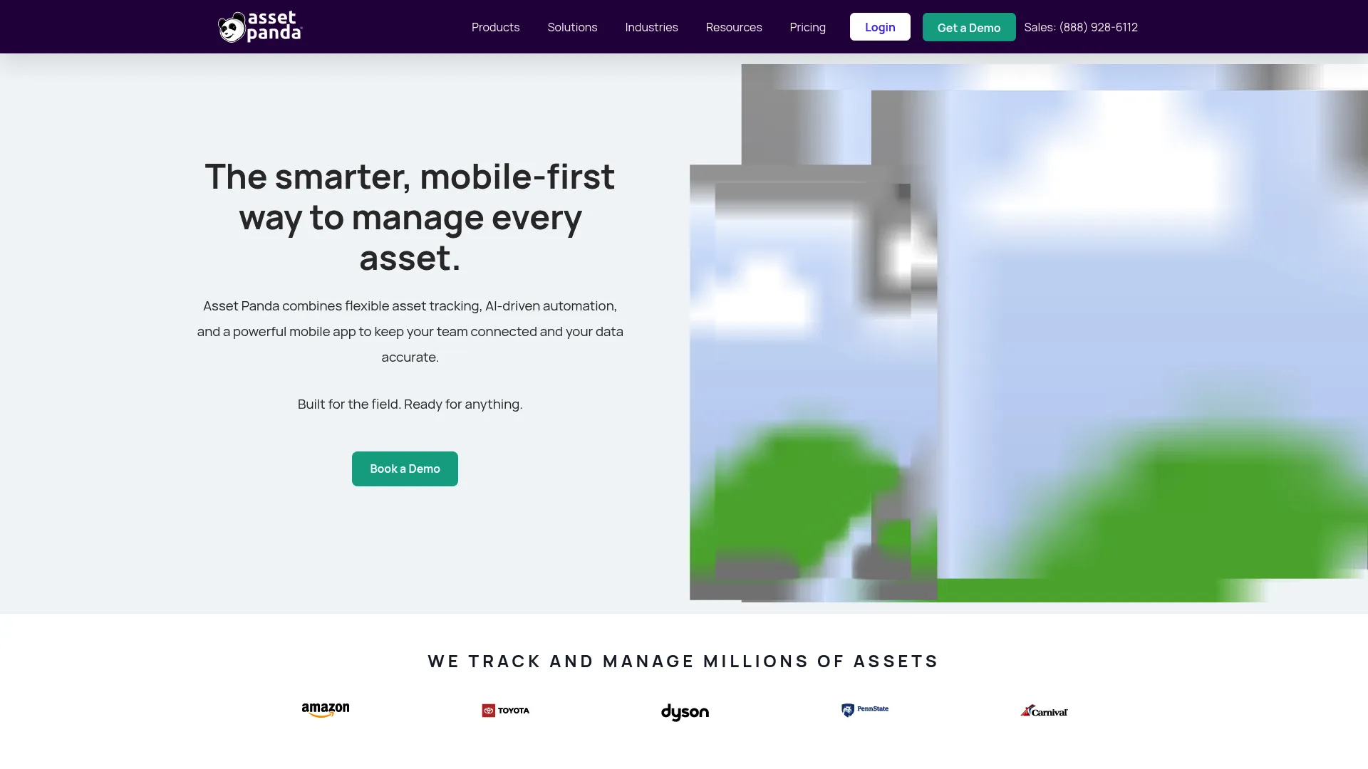 Asset Panda fixed asset tracking software interface