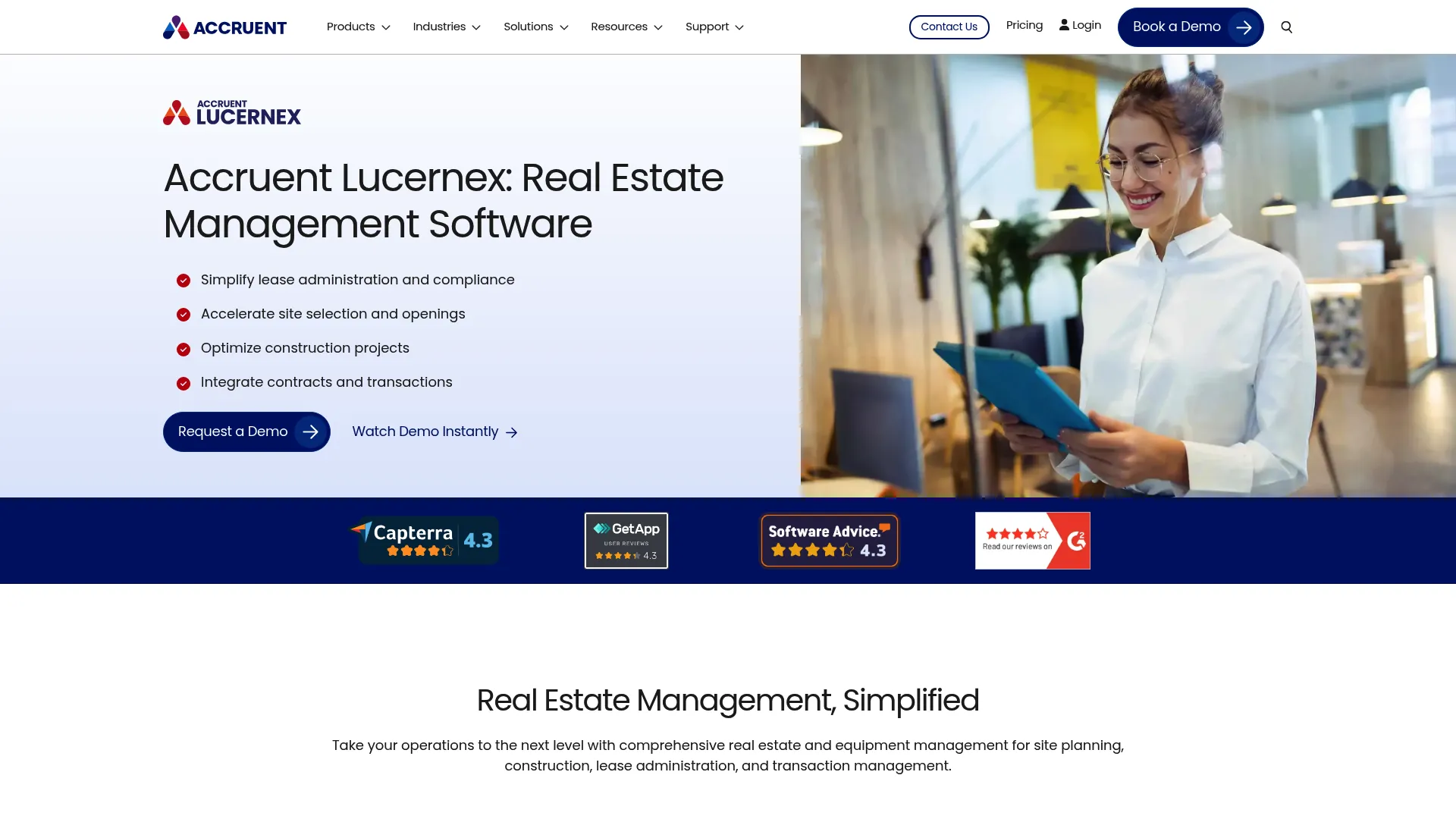 Accruent Lucernex real estate and lease accounting interface