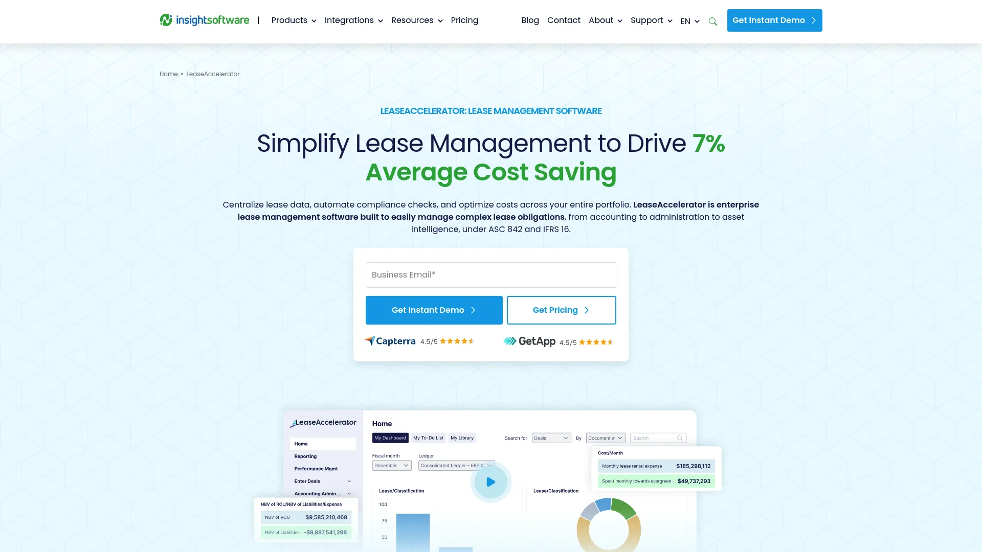 LeaseAccelerator enterprise lease accounting interface