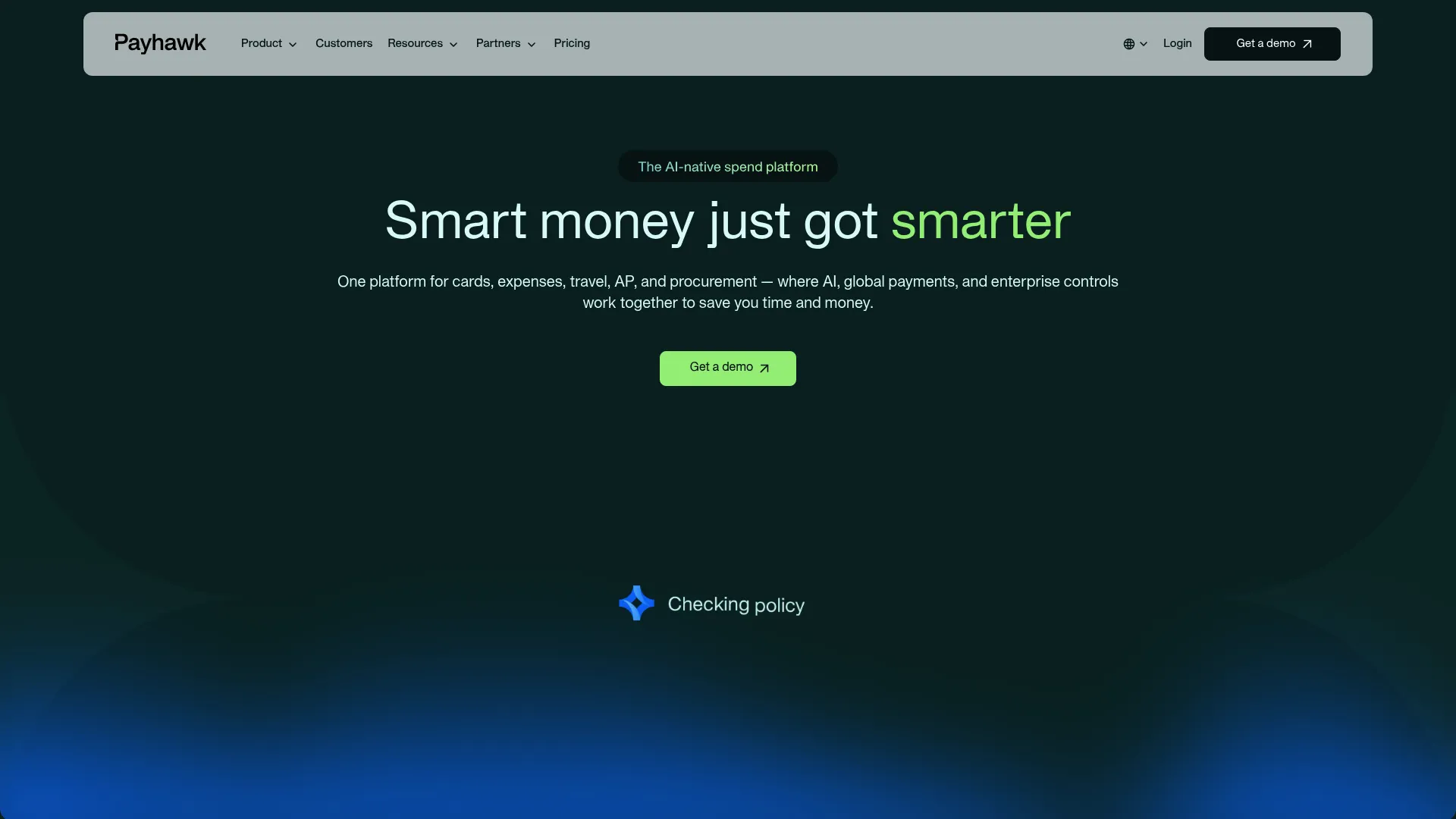 Payhawk product page