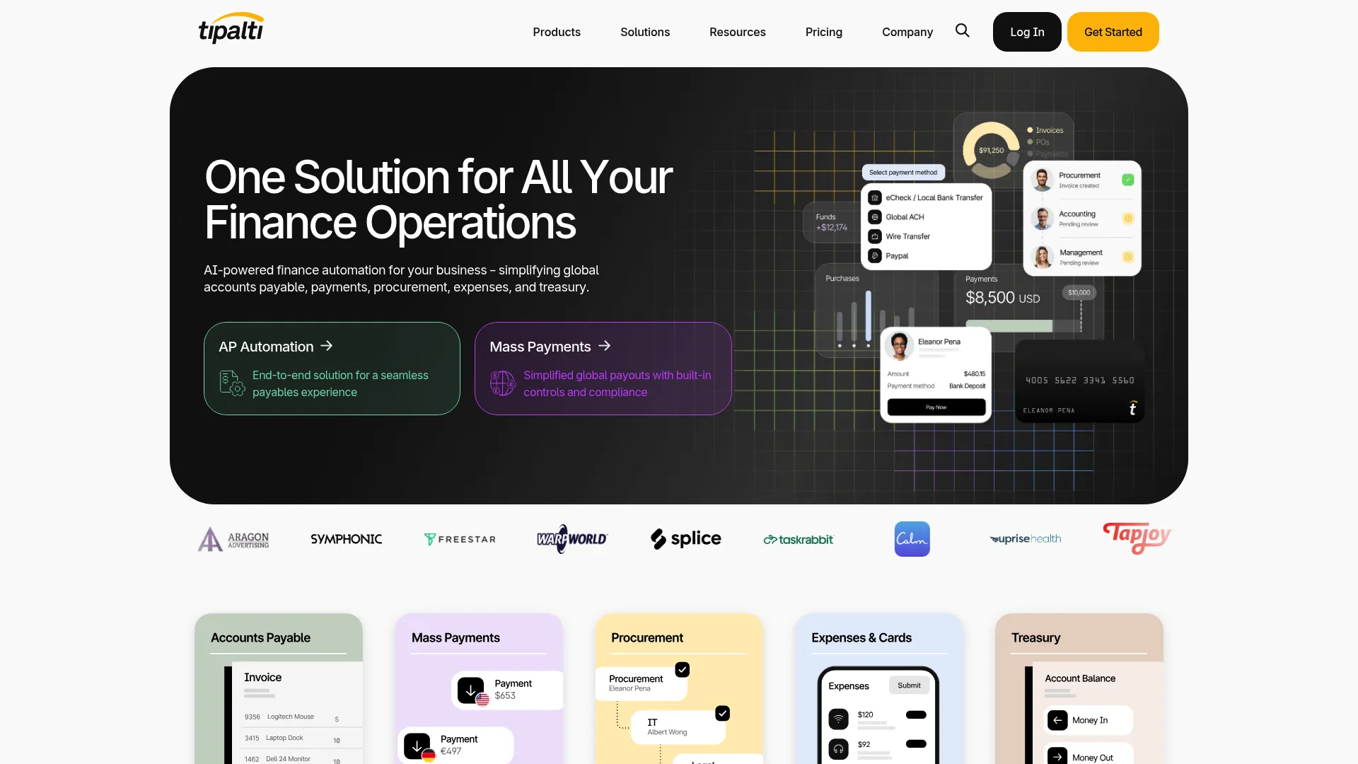 Tipalti global payables and AP automation platform