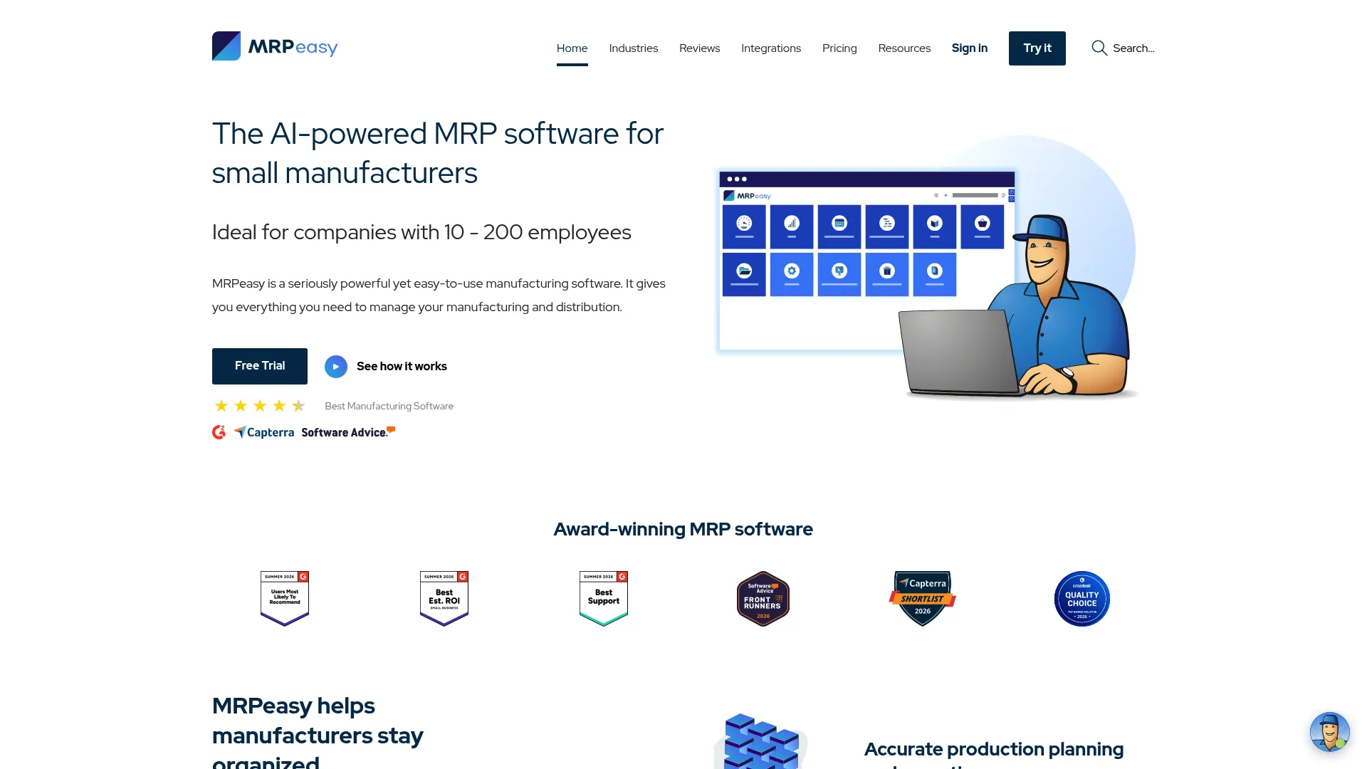 MRPeasy product page