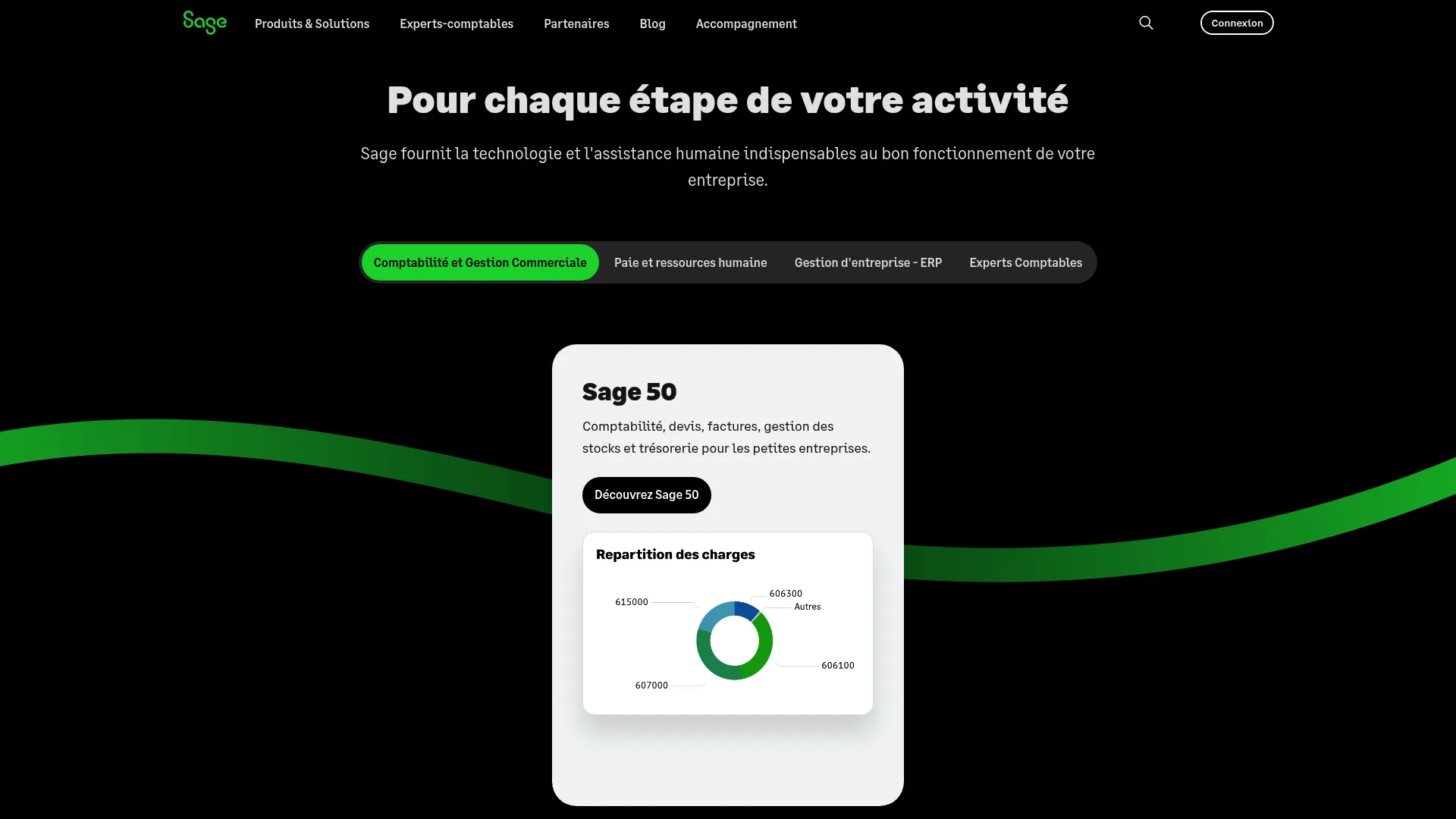 Sage X3 ERP homepage