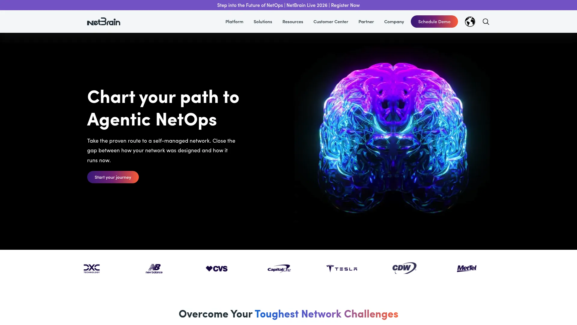 NetBrain network automation and troubleshooting platform