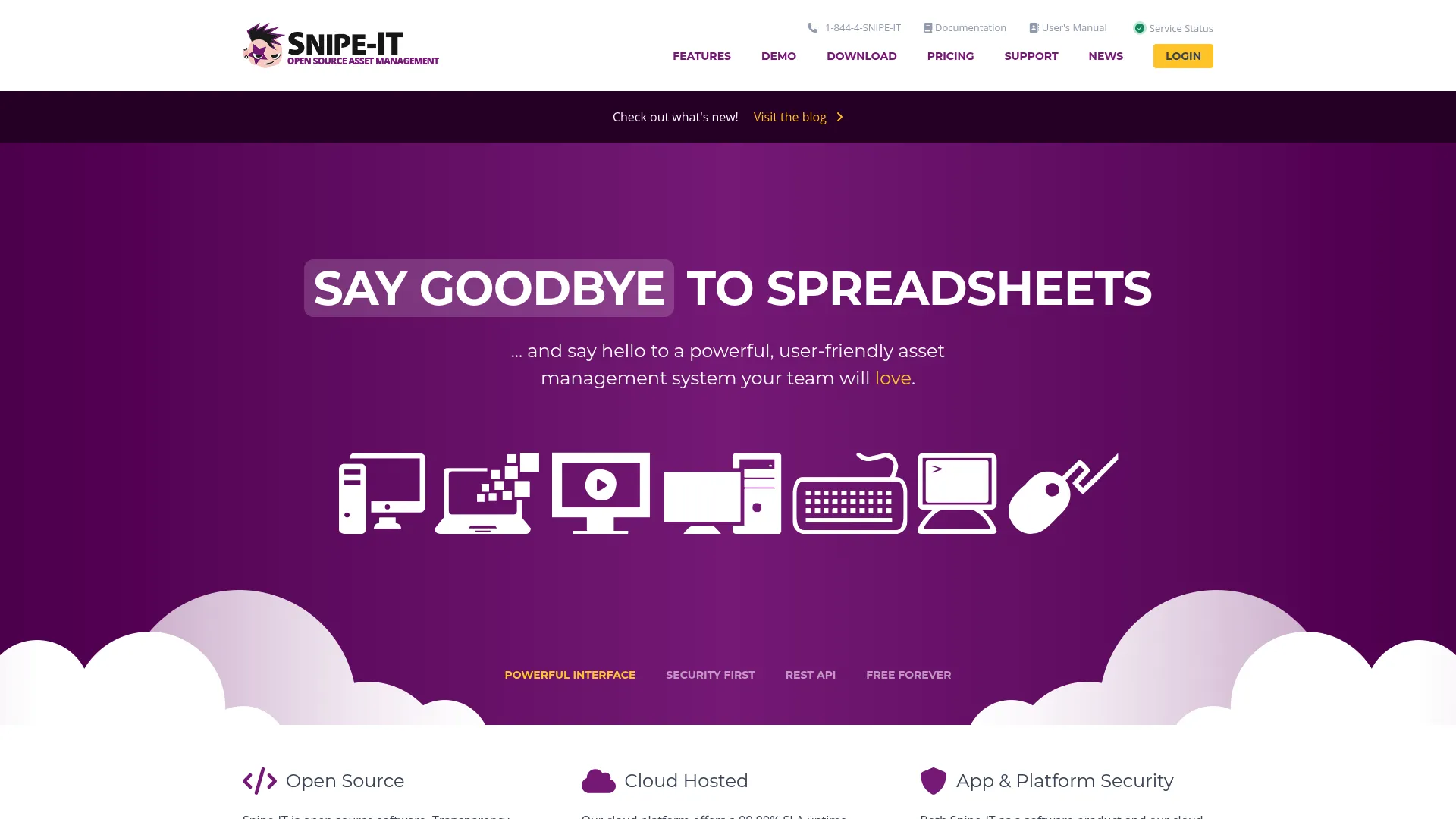 Snipe-IT open-source IT asset management interface