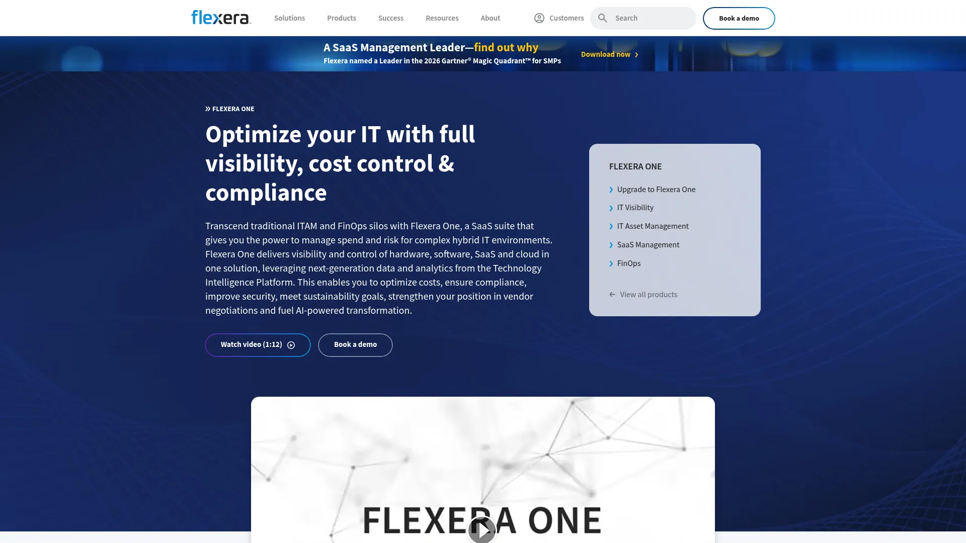 Flexera One platform