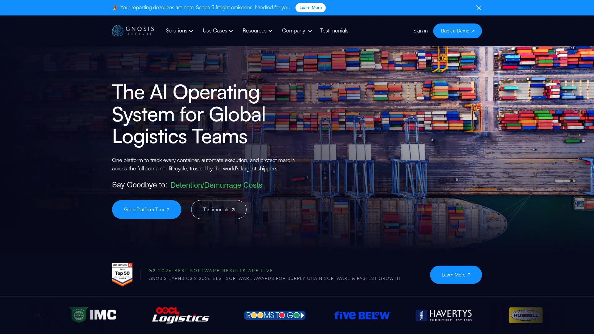 Gnosis Freight container lifecycle management platform