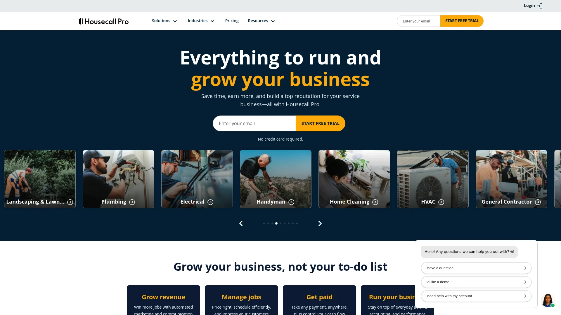 Housecall Pro home service software