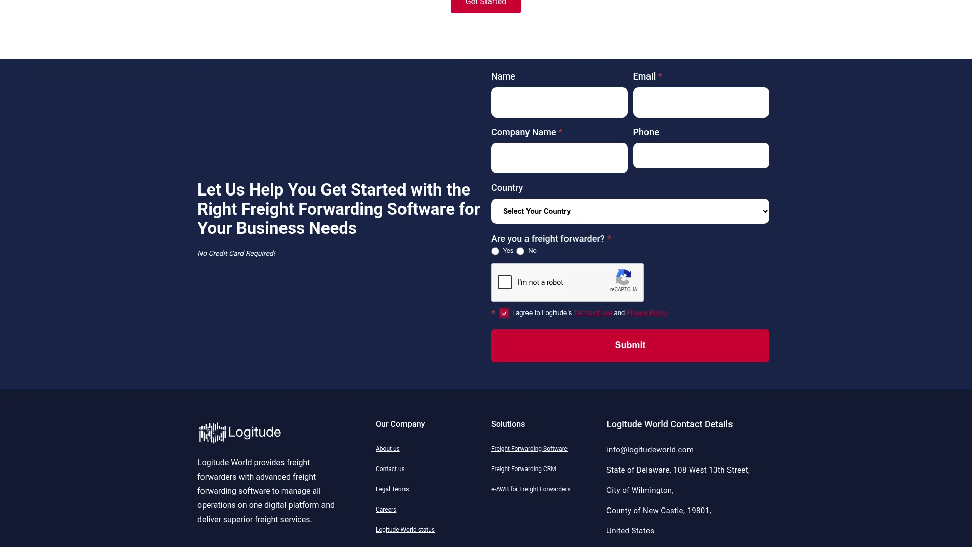 Logitude World cloud freight forwarding software