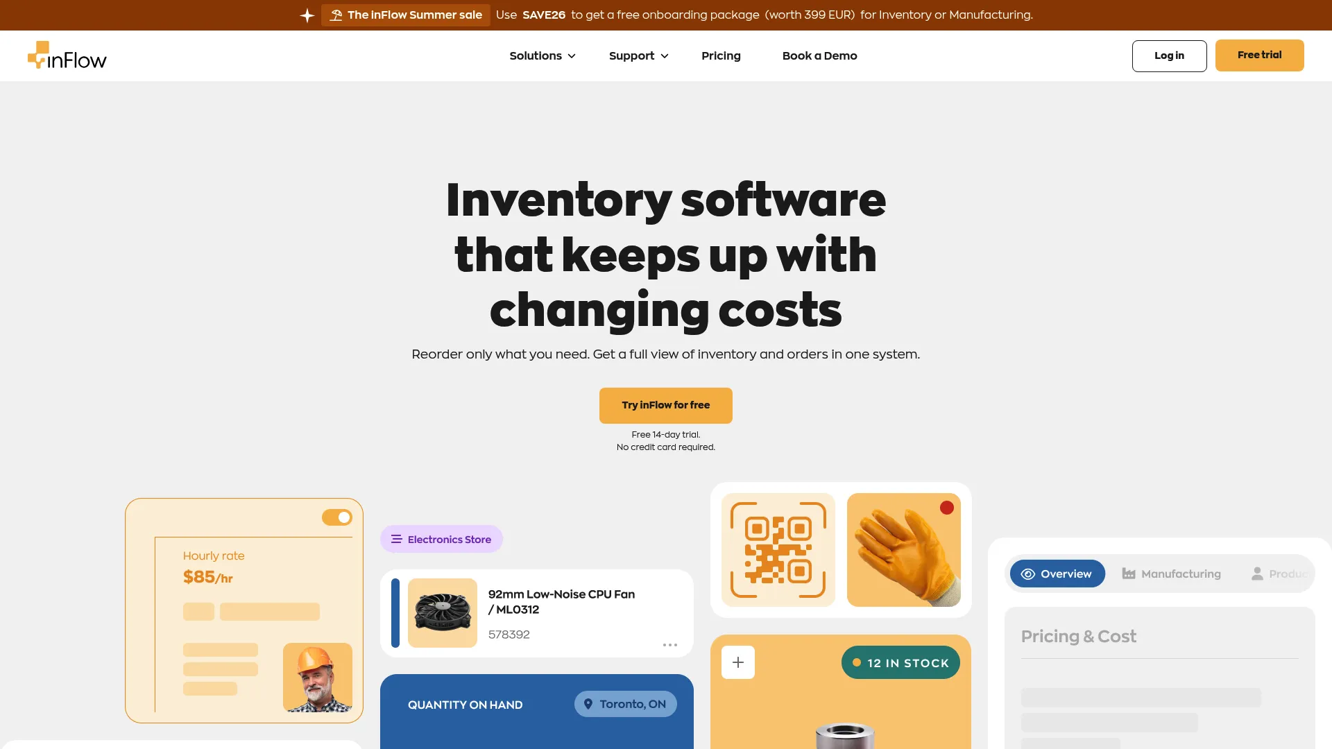 inFlow Inventory management software