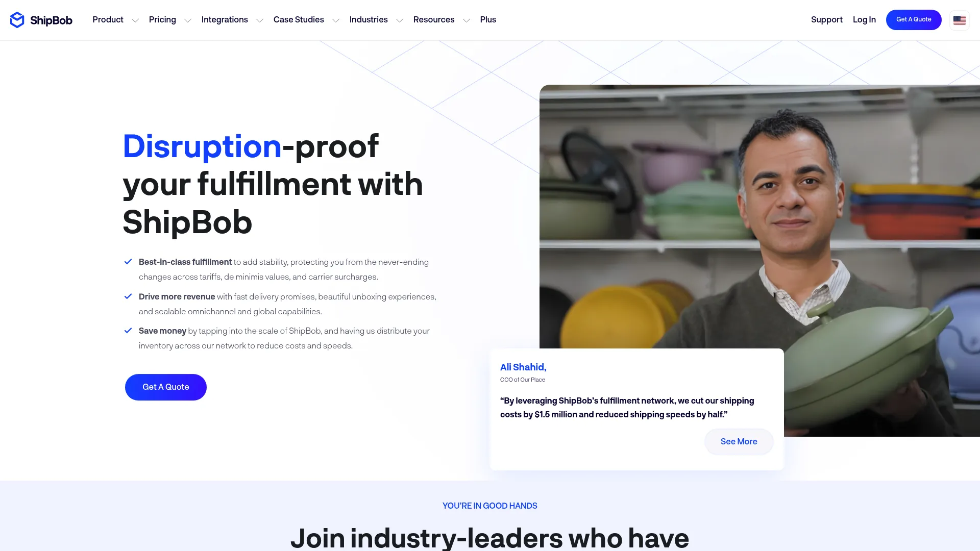ShipBob ecommerce fulfillment platform