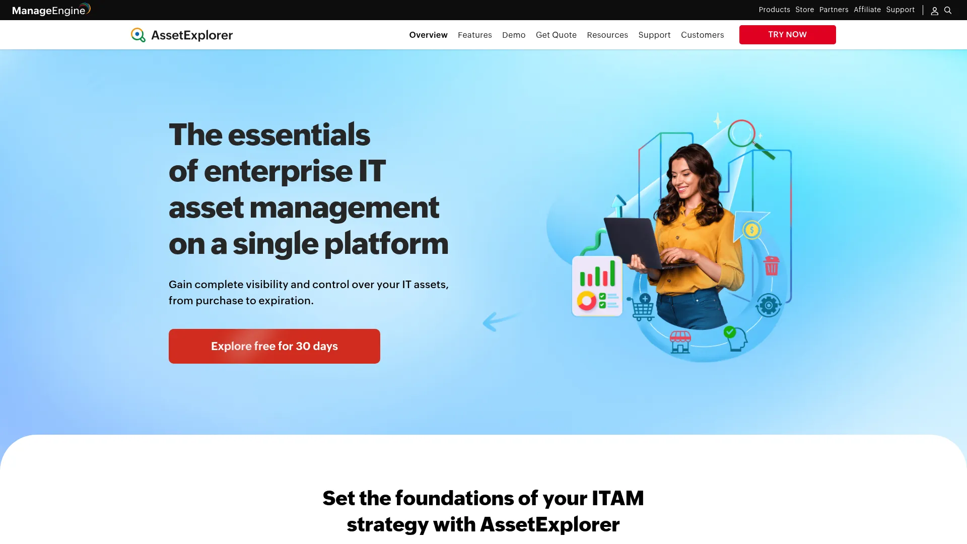 ManageEngine AssetExplorer software