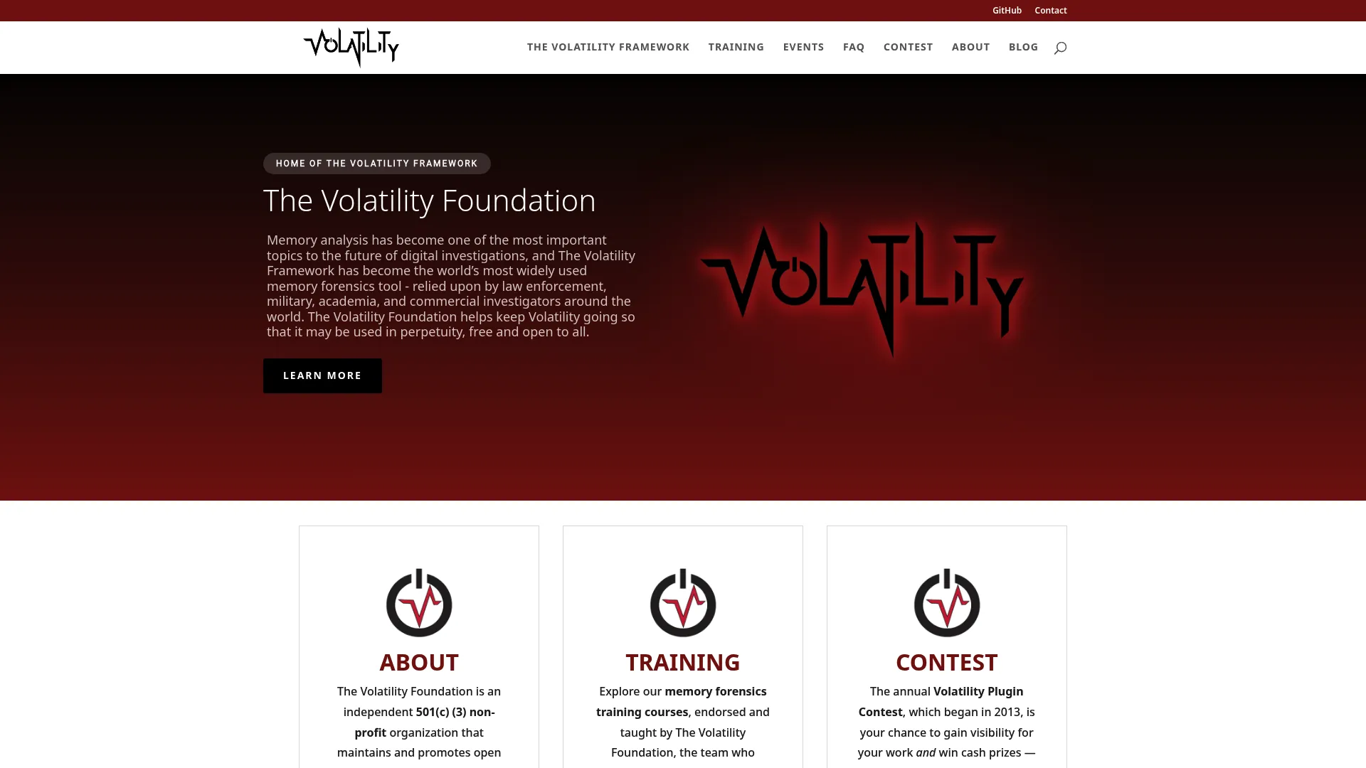 Volatility memory forensics framework homepage