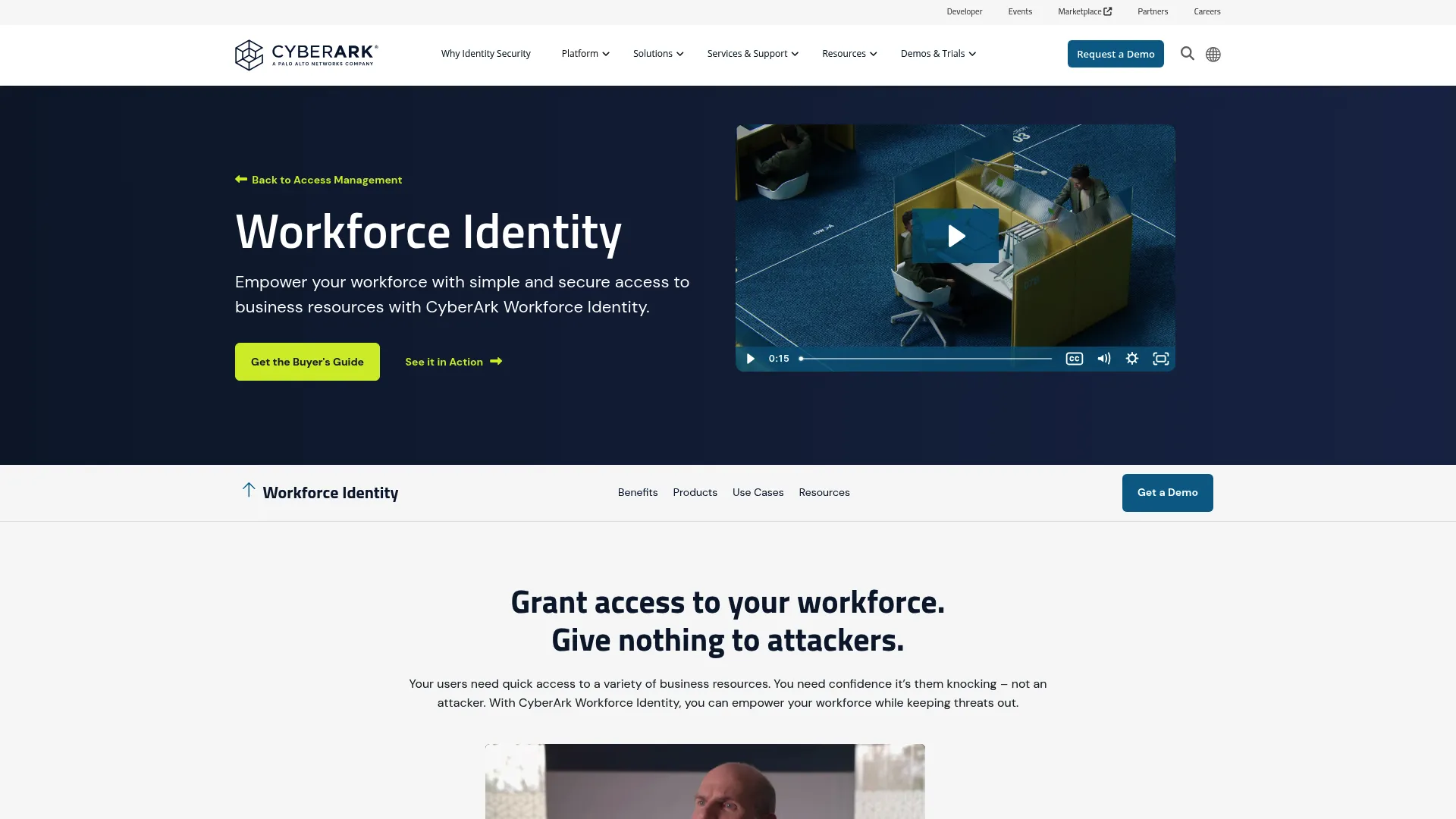 CyberArk Workforce Identity access management