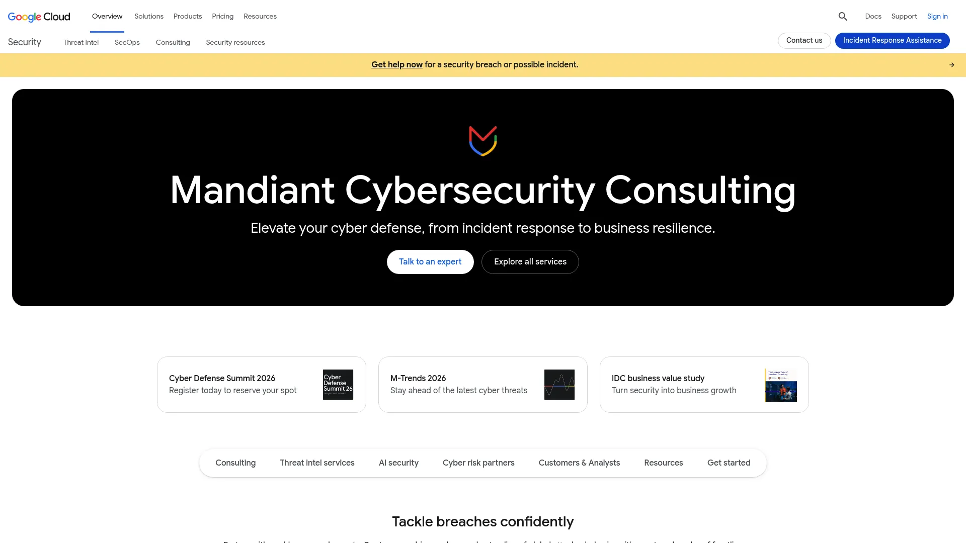 Mandiant Security Validation platform