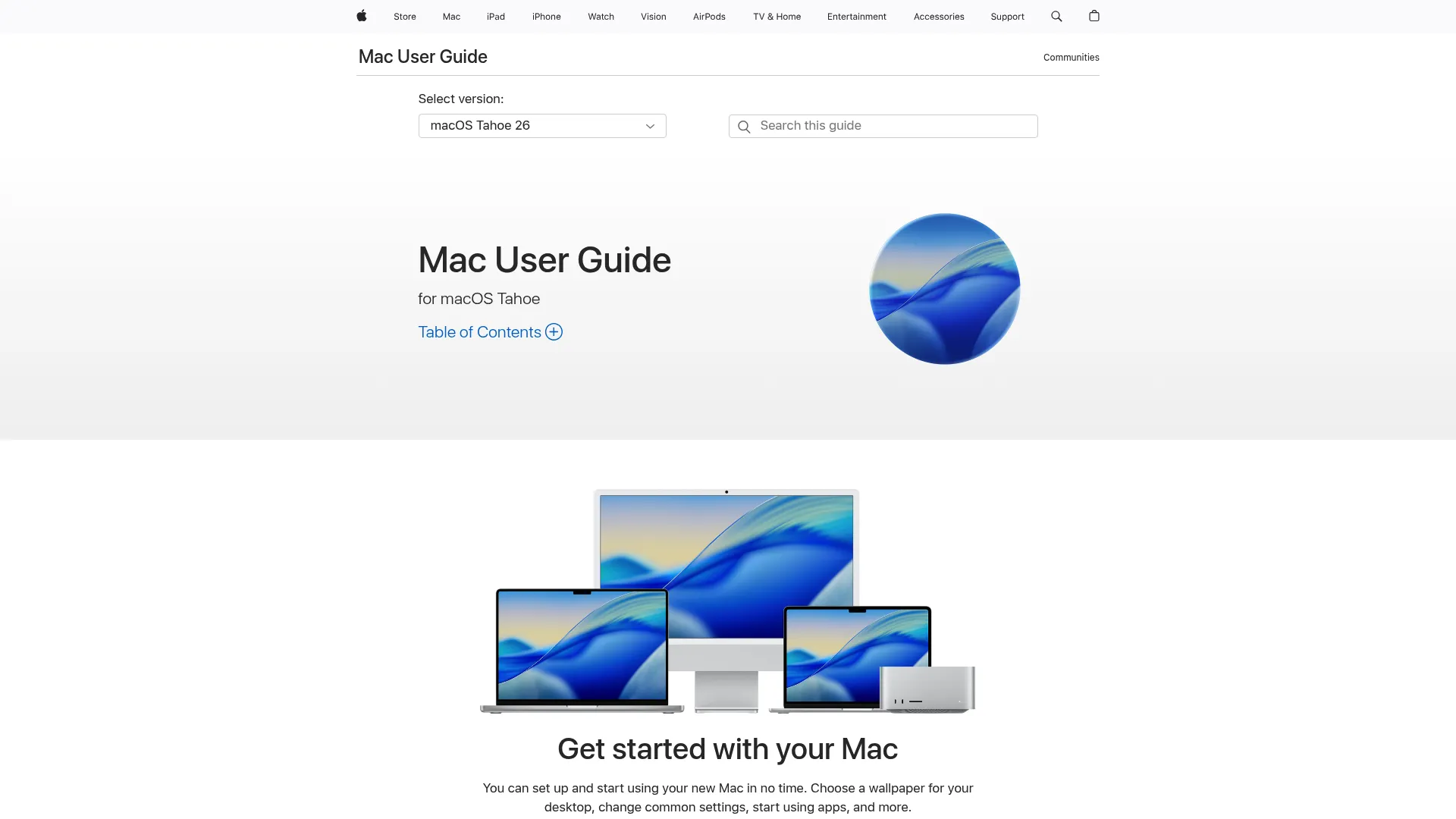 Apple FileVault disk encryption support page for Mac
