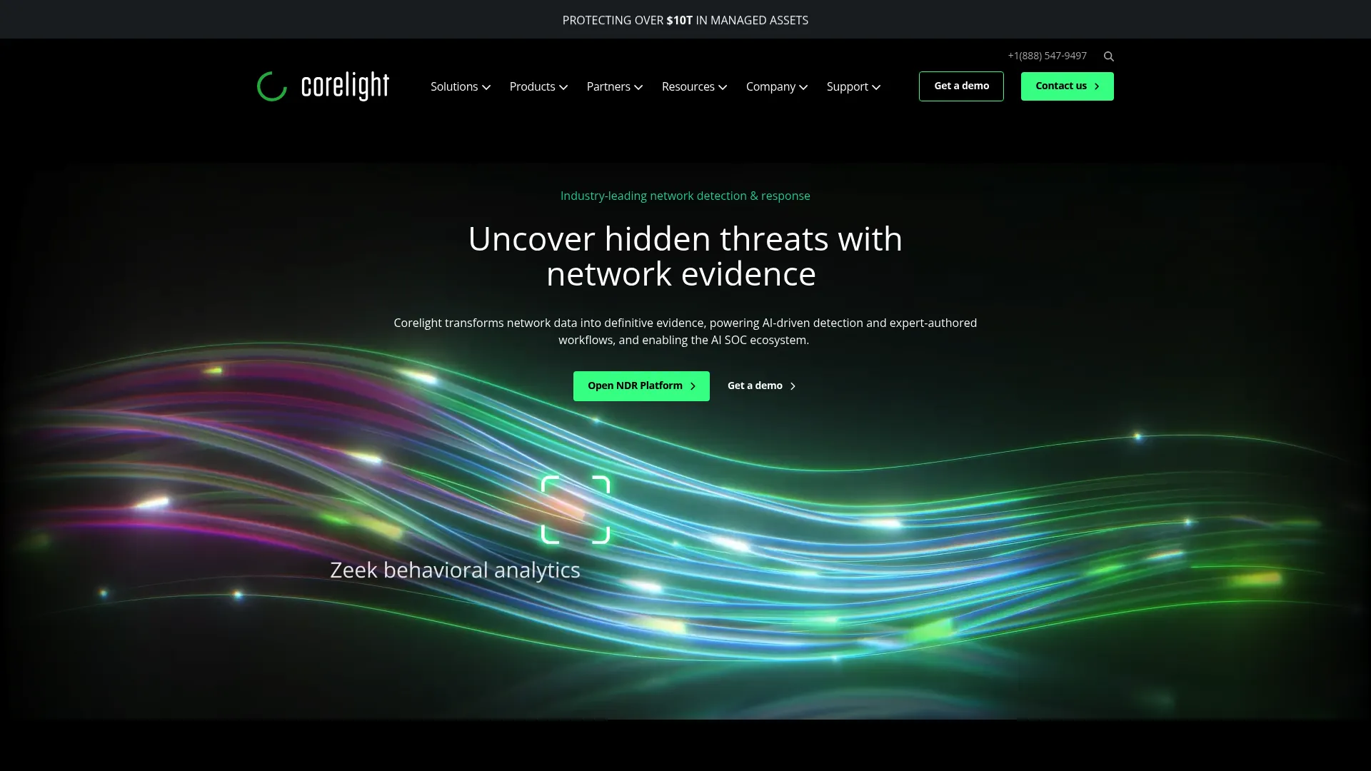 Corelight network detection and response platform