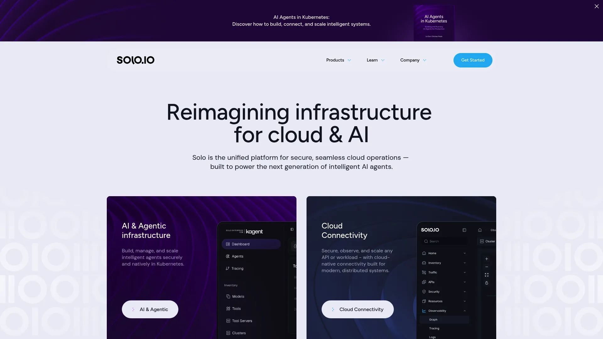 Solo.io zero trust network access software homepage