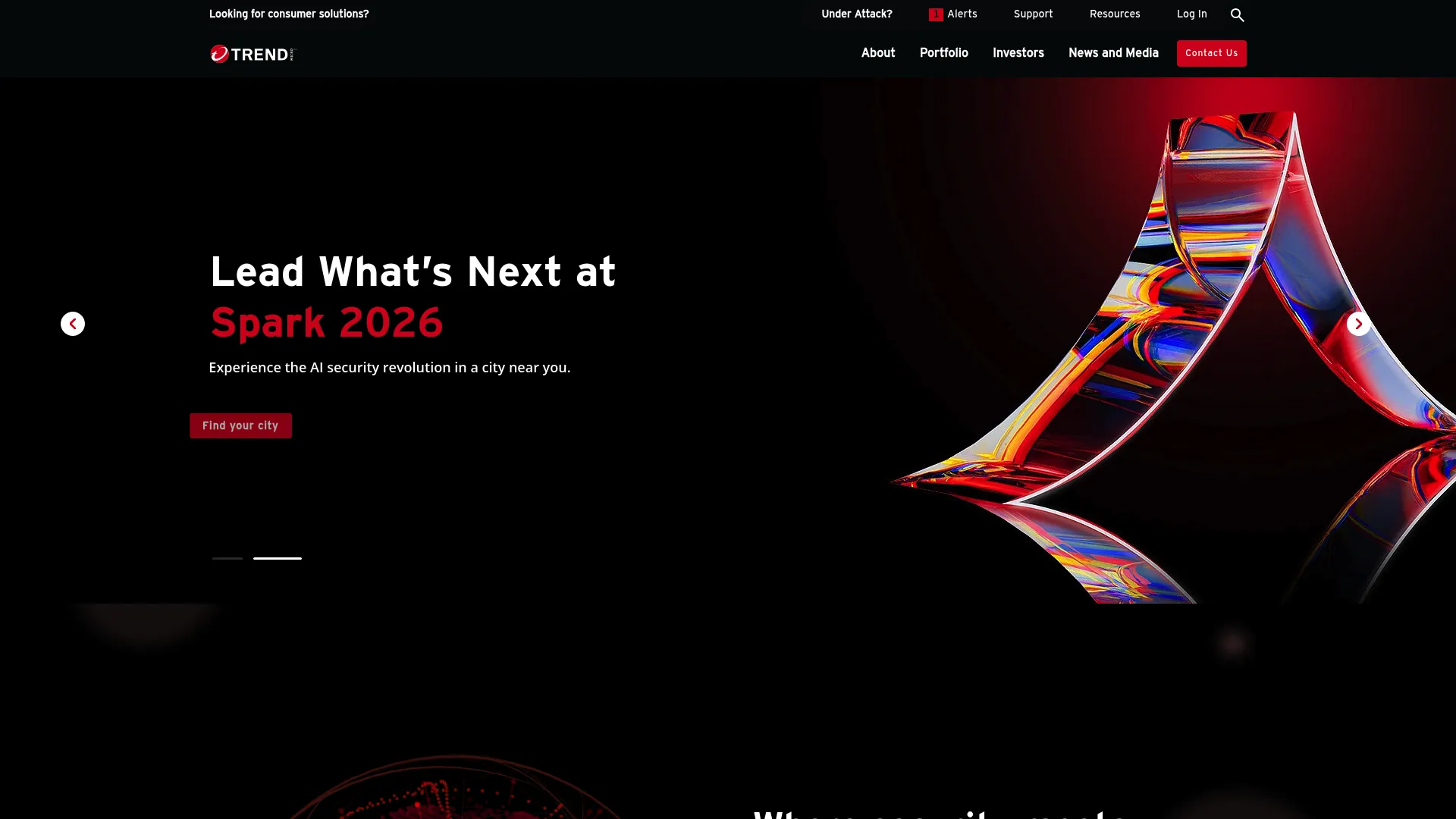 Trend Vision One interface