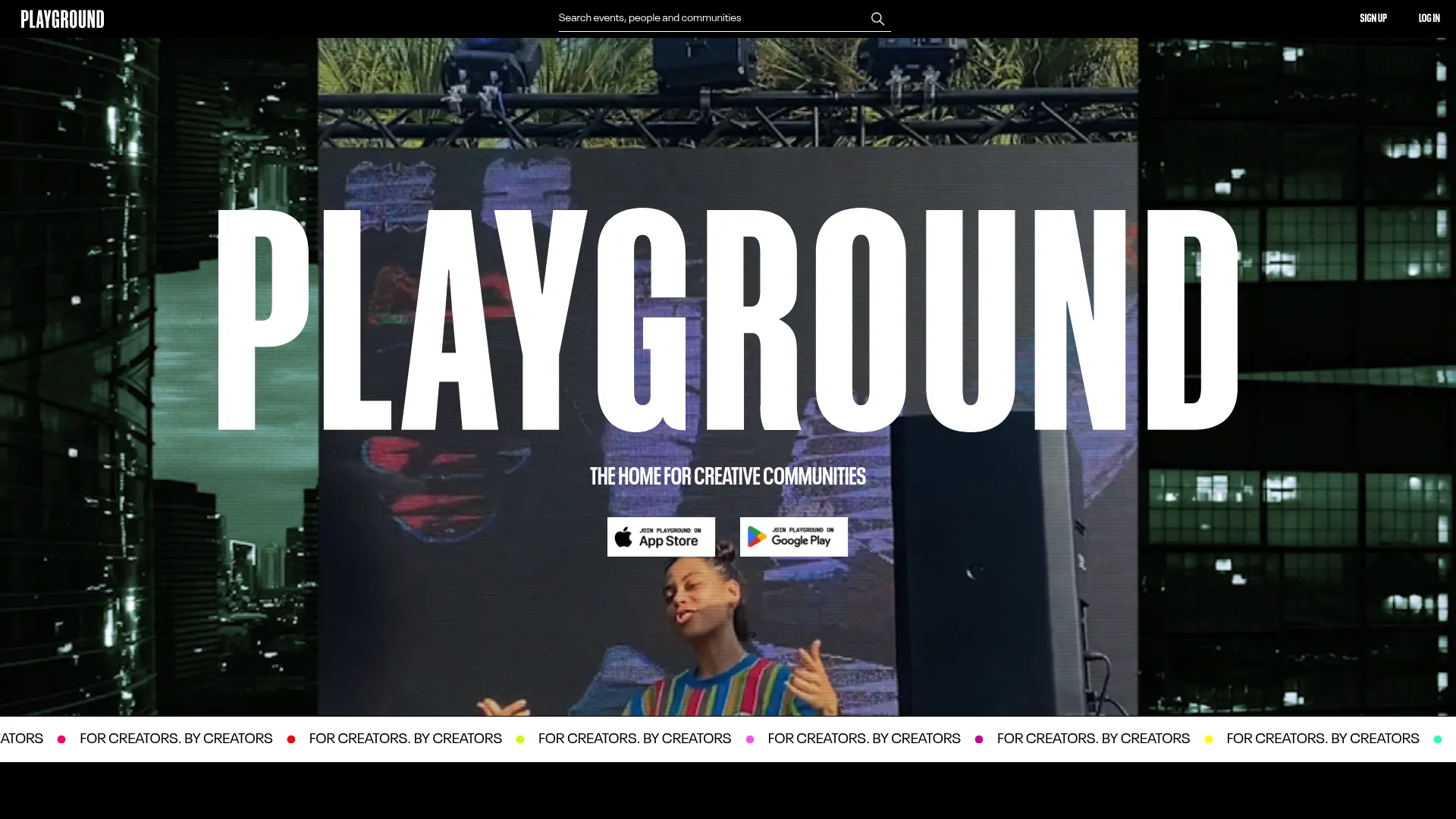 Playground daycare software homepage