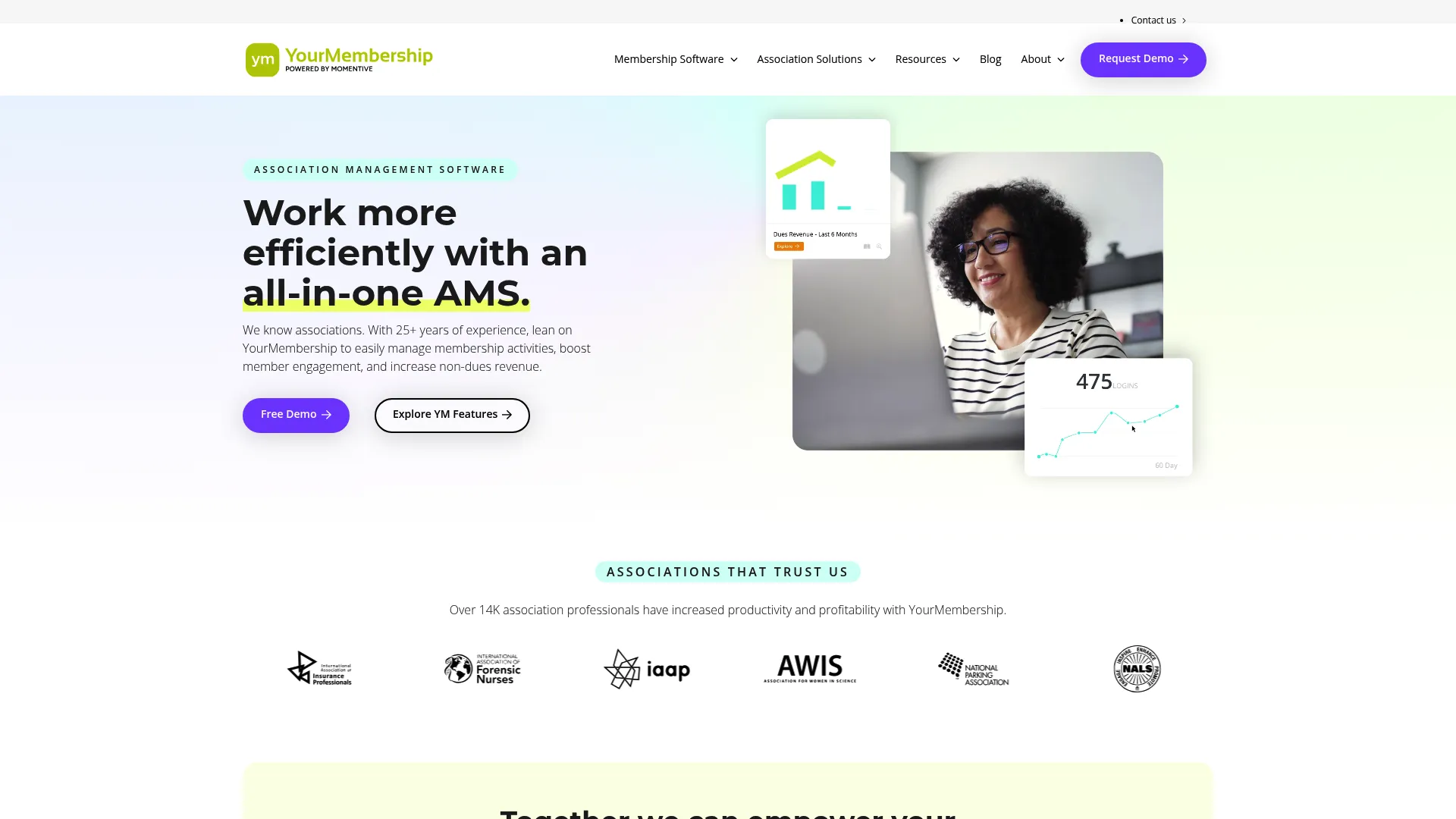 YourMembership association management software homepage
