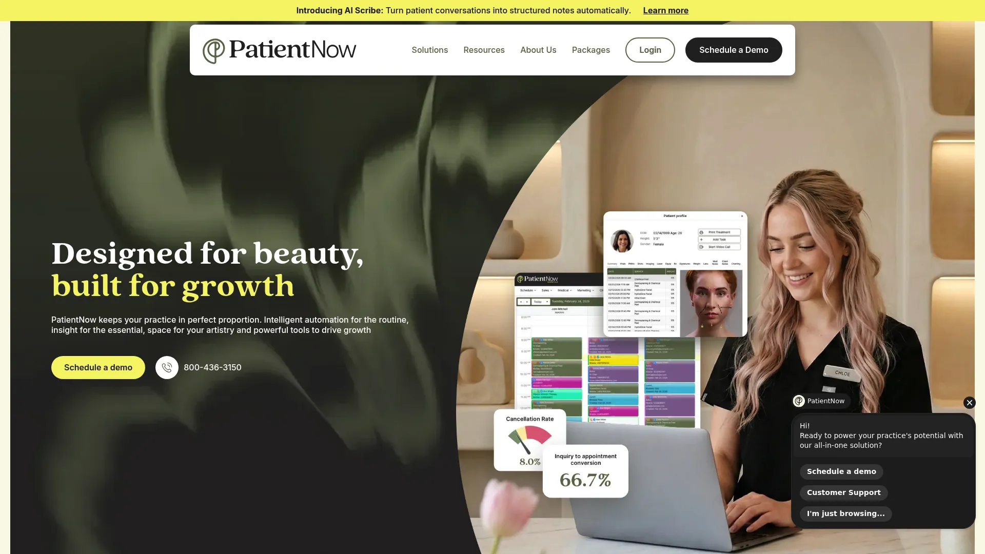 PatientNow EMR and practice management software