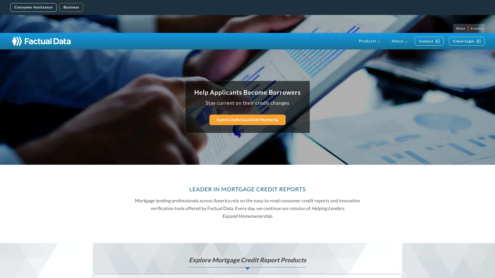 BytePro loan origination software homepage