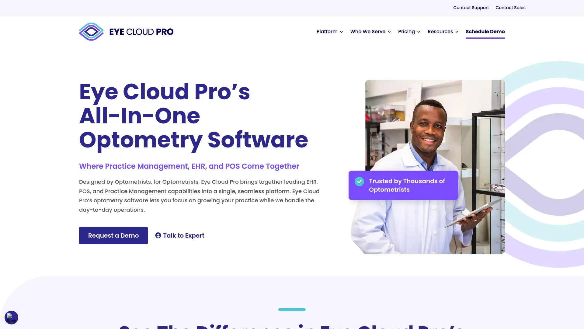 Eye Cloud Pro cloud-based optometry software with POS and inventory