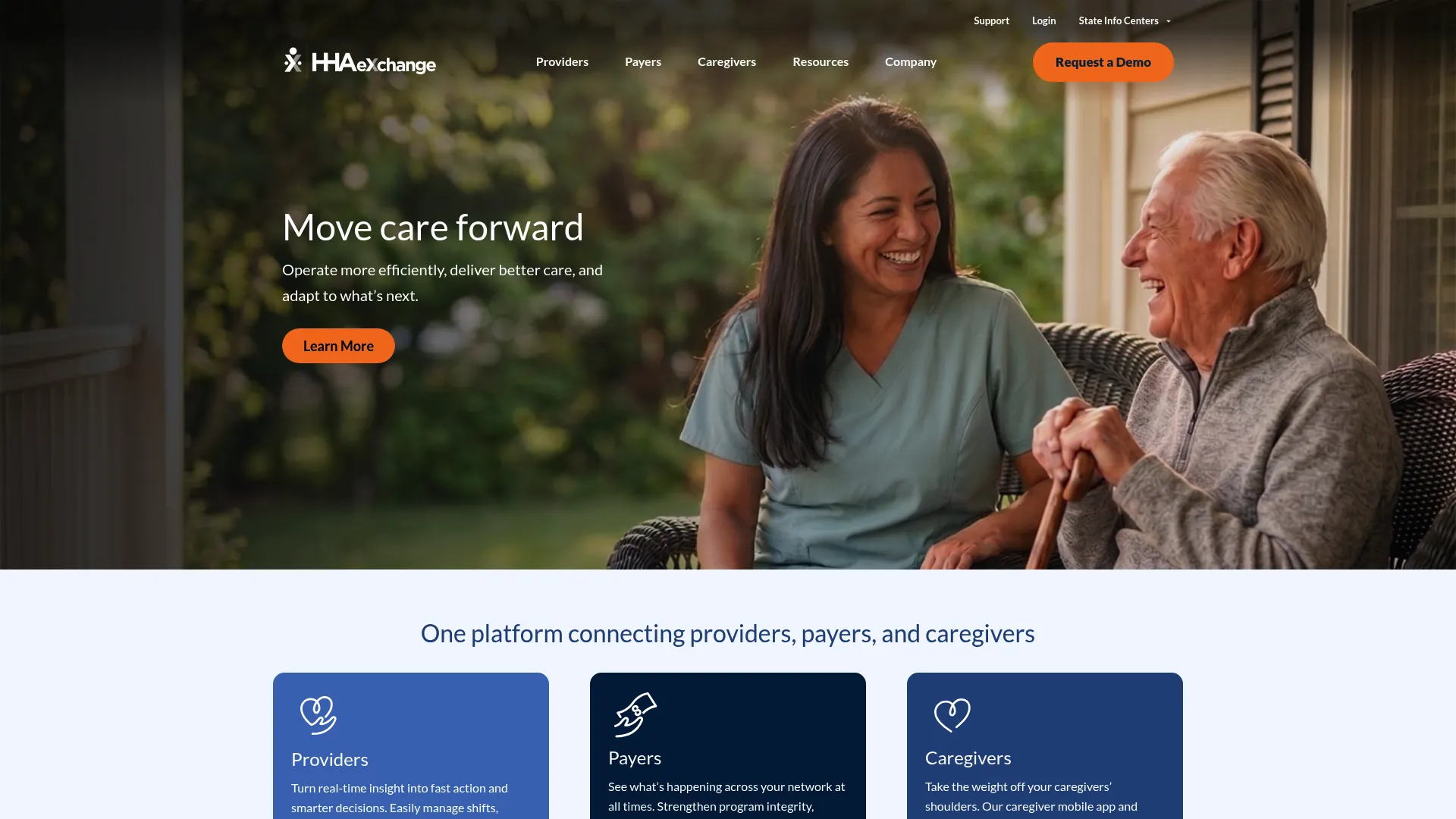 HHAeXchange homecare EVV and payer-connected software