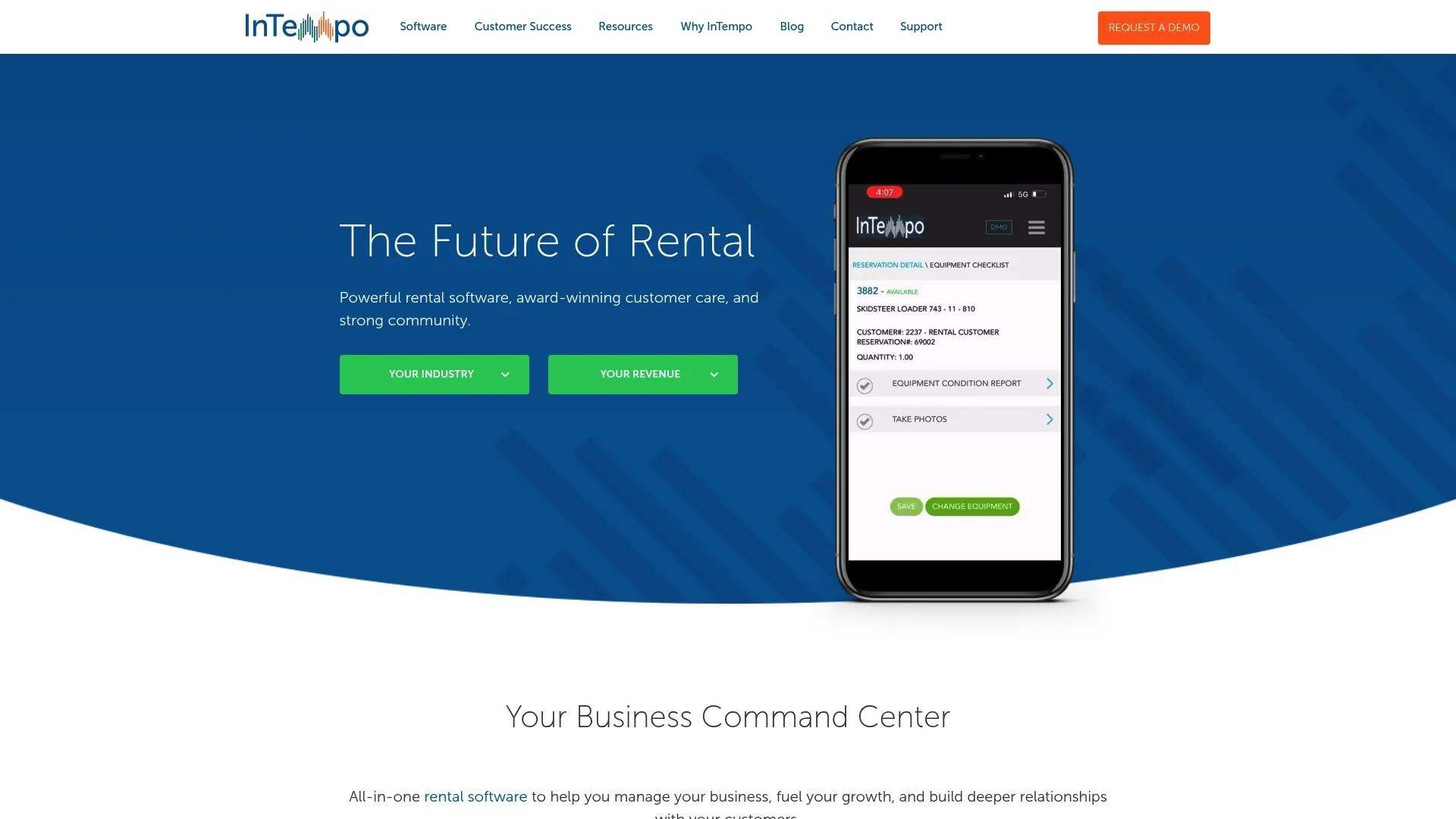 InTempo Software rental business management platform