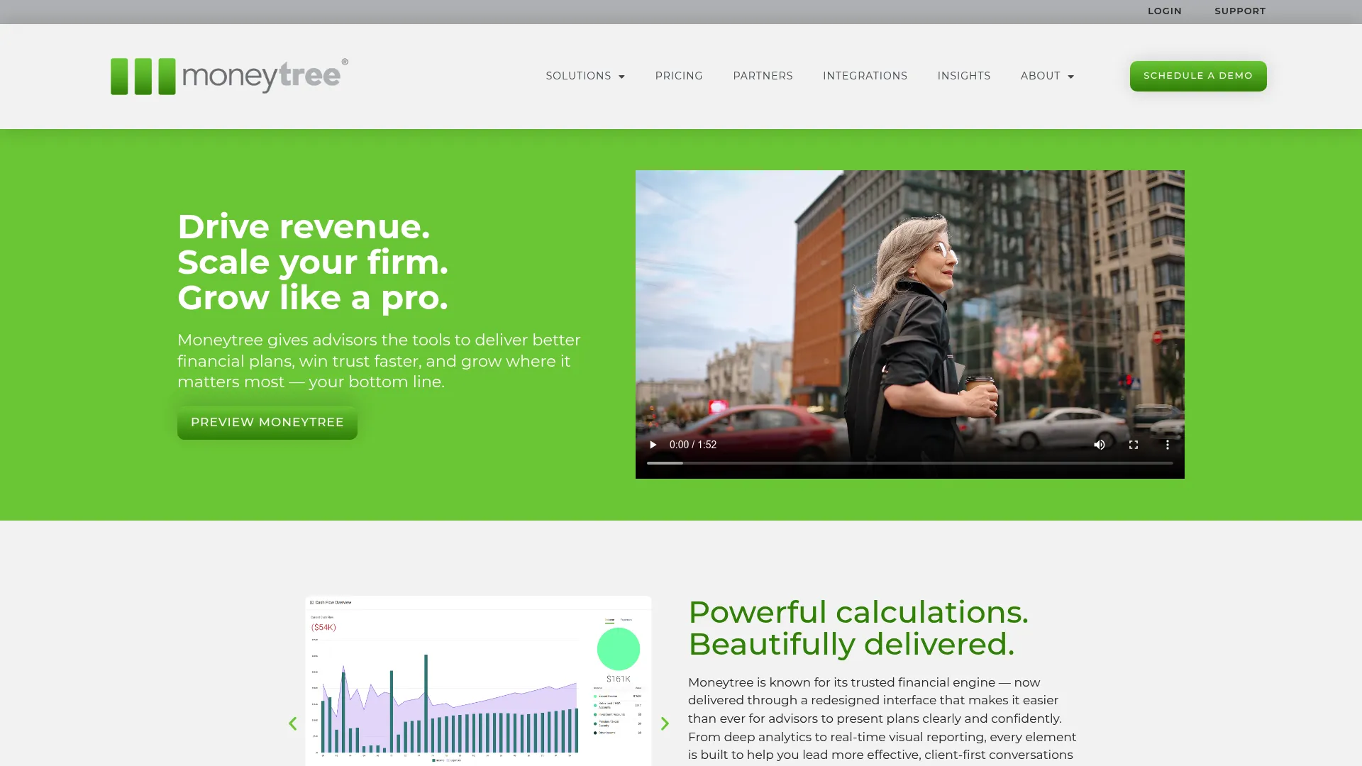 Moneytree homepage