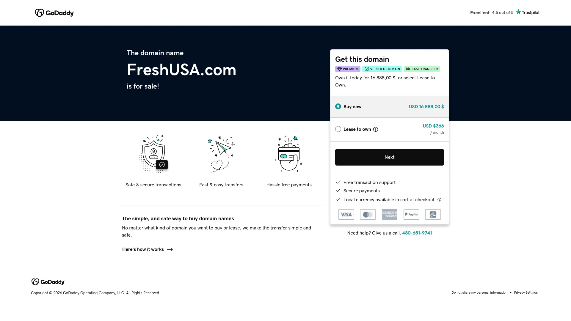 Fresh USA RFID parking management software homepage