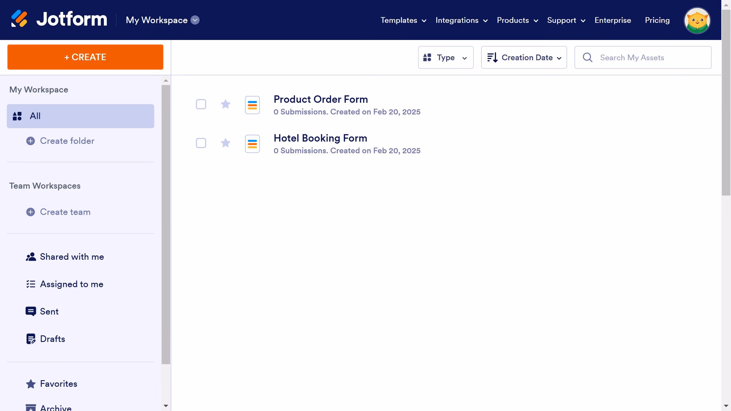 How to create your first web form on Jotform
