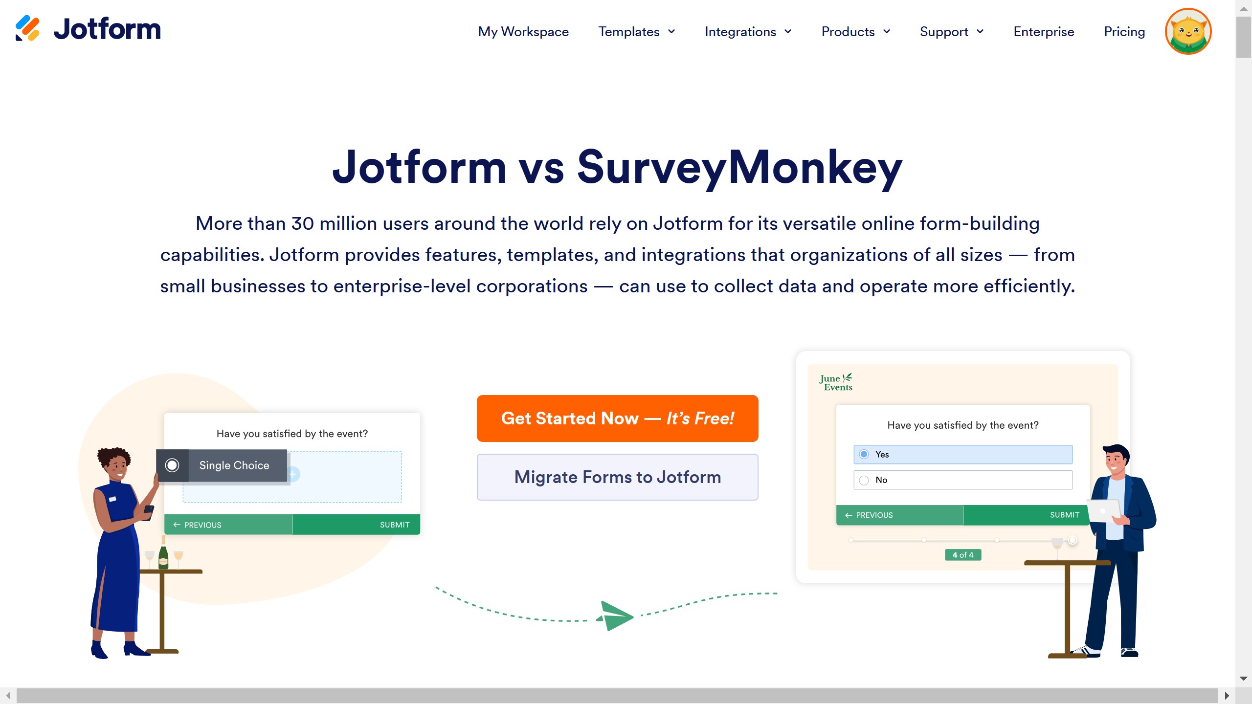 How to import SurveyMonkey forms to Jotform