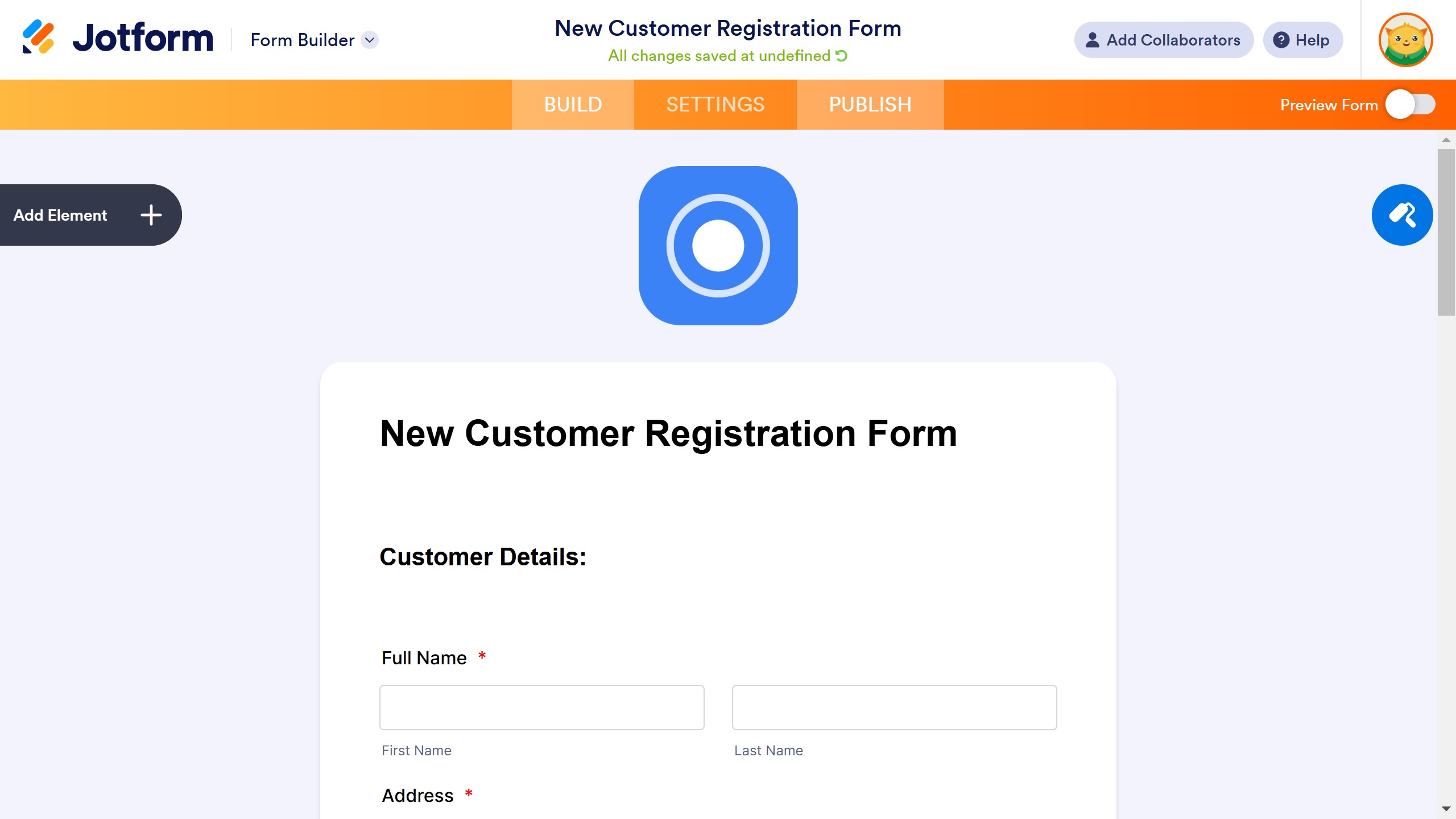 How to create a lightbox form on Jotform