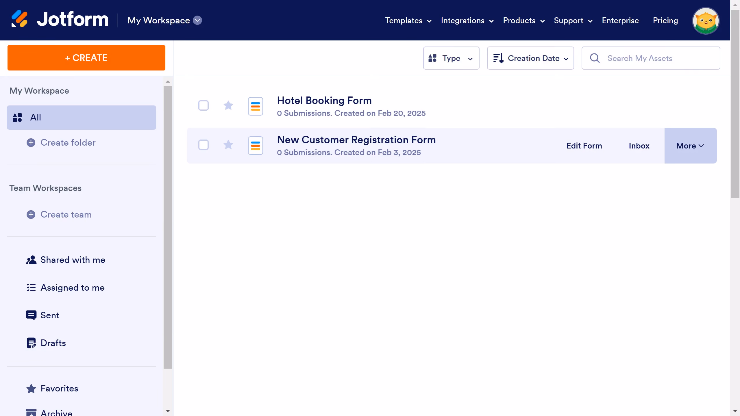 How to archive a form on Jotform