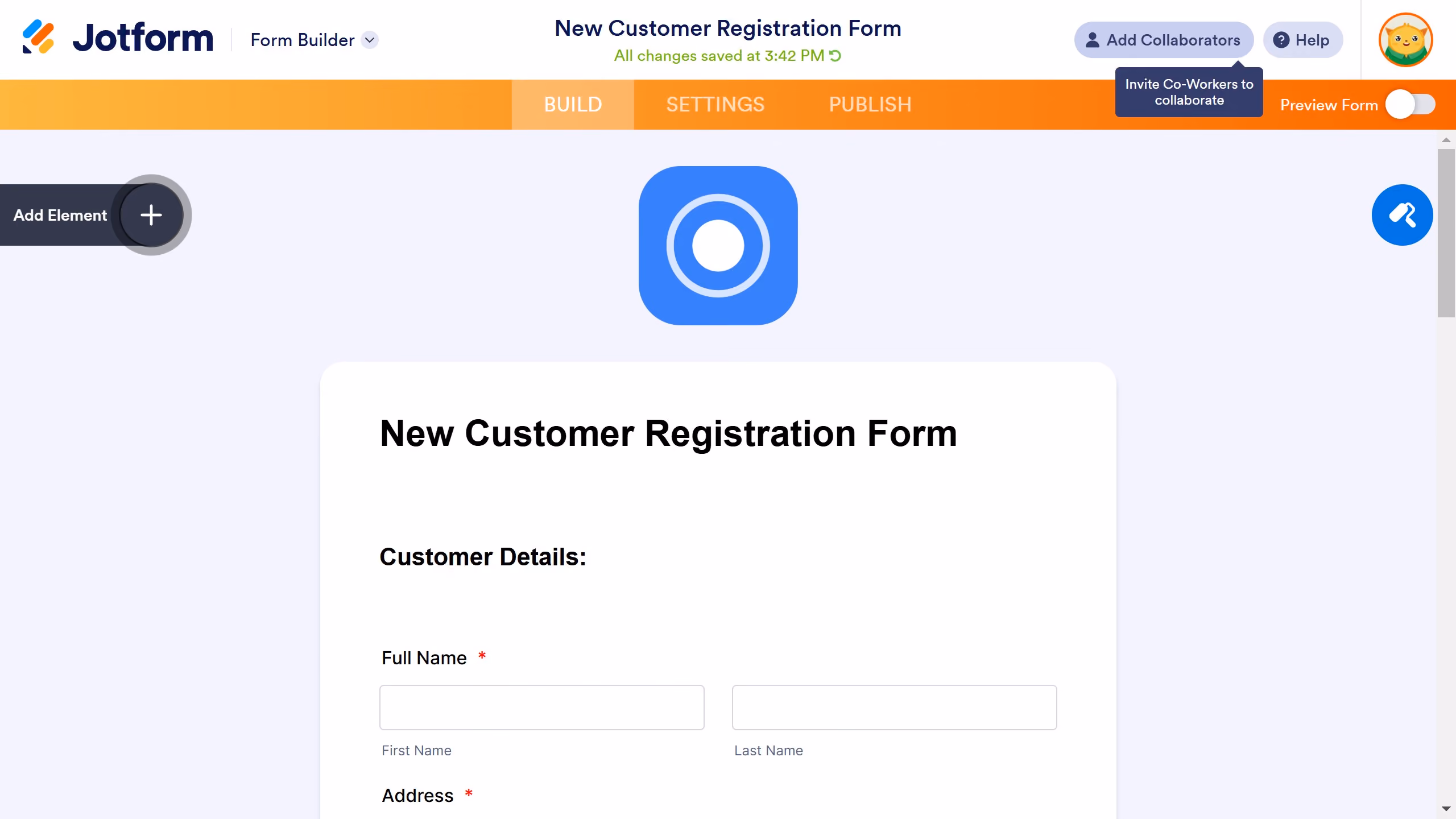 How to share your form with collaborators on Jotform